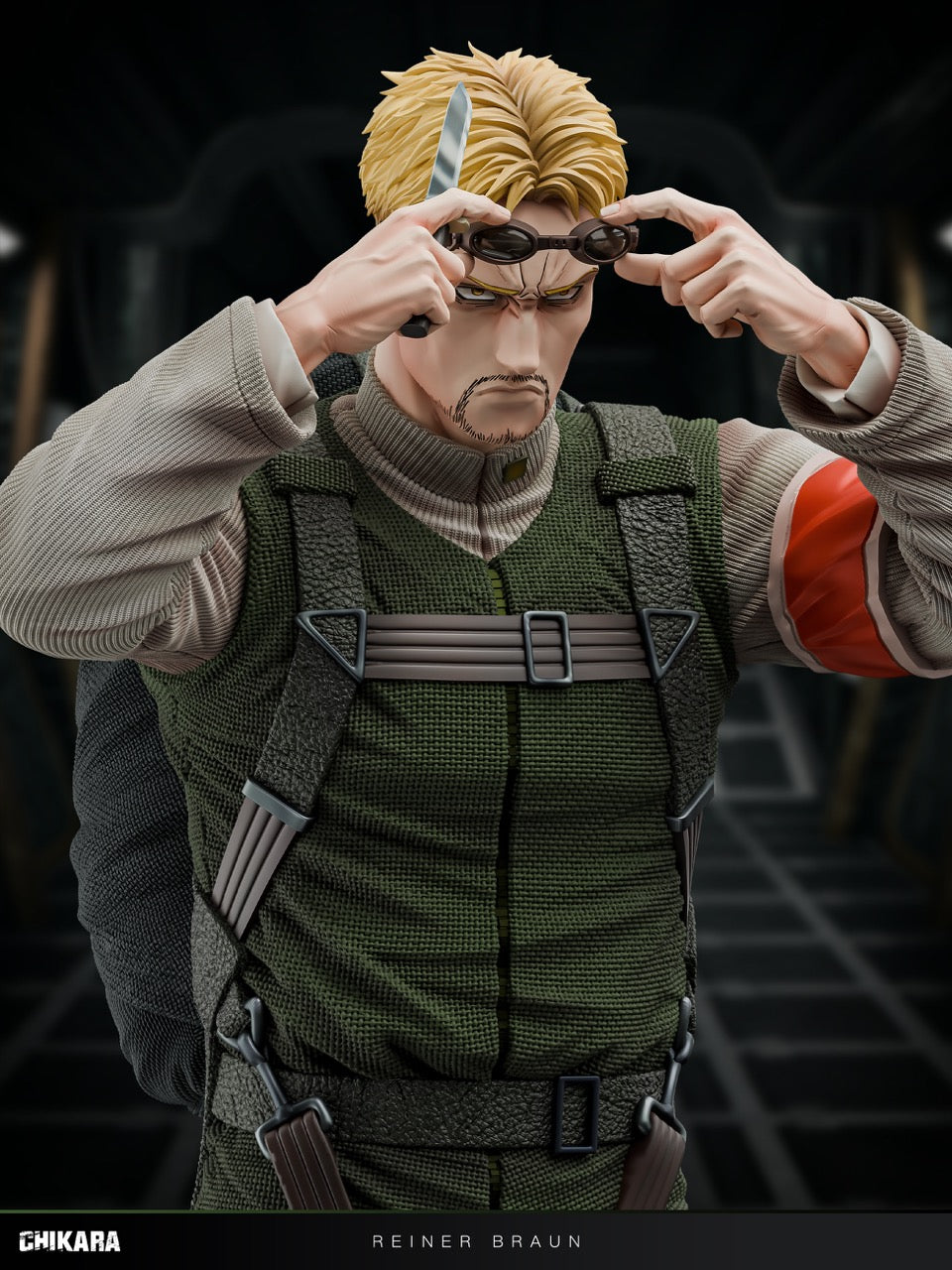 Attack On Titan Chikara Studio Reiner Braun Parachuting