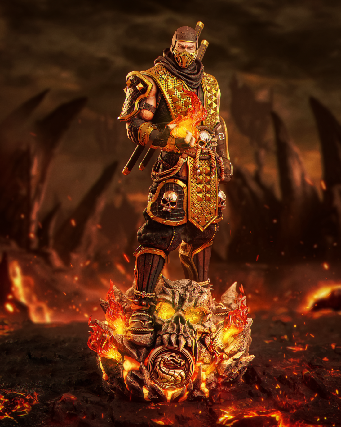 Mortal Kombat Epic Creations Studio Scorpion