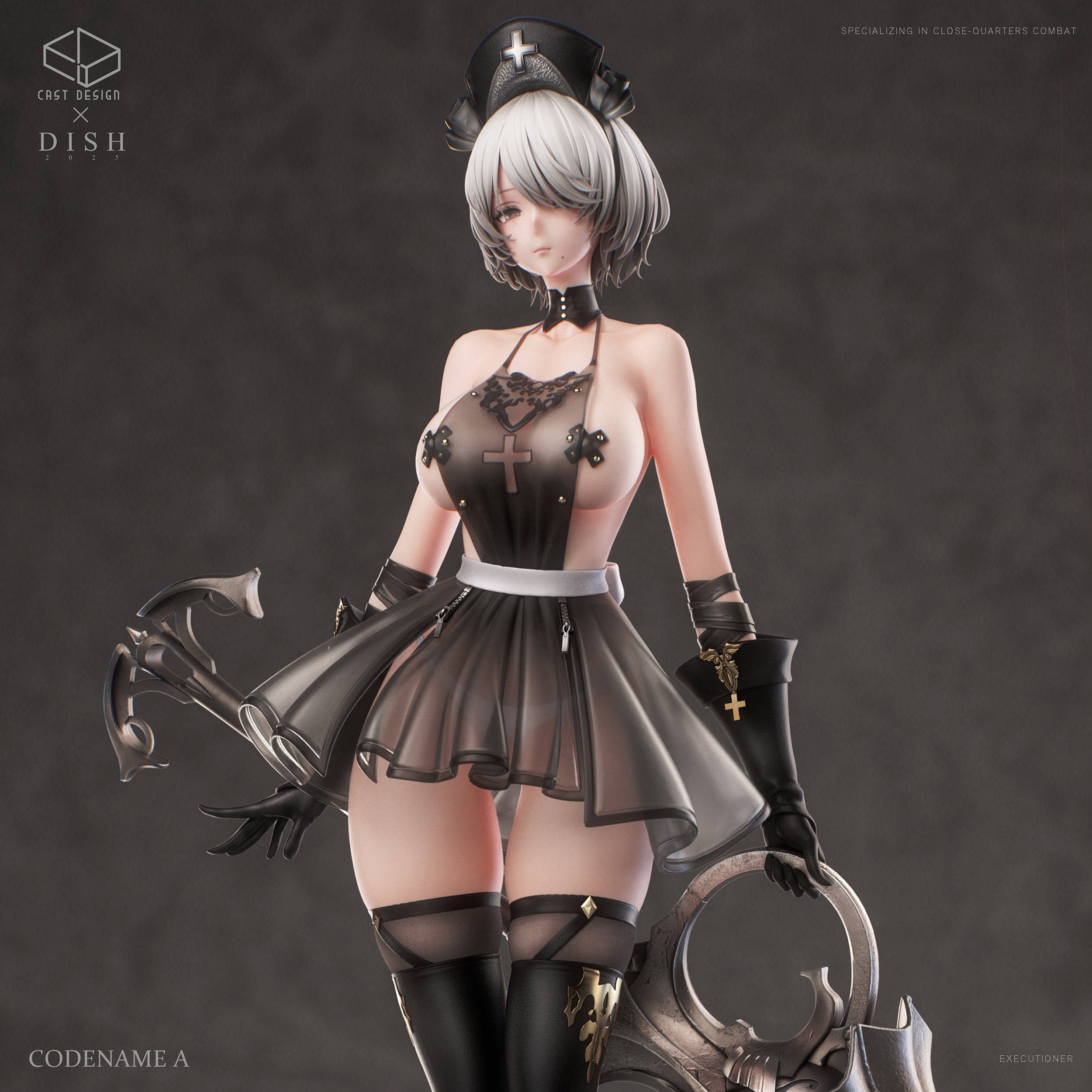 NieR: Automata 2B スタチュー Nier Automata Cast Design x Dish NieR 2B YoRHa NO 2 Instructor