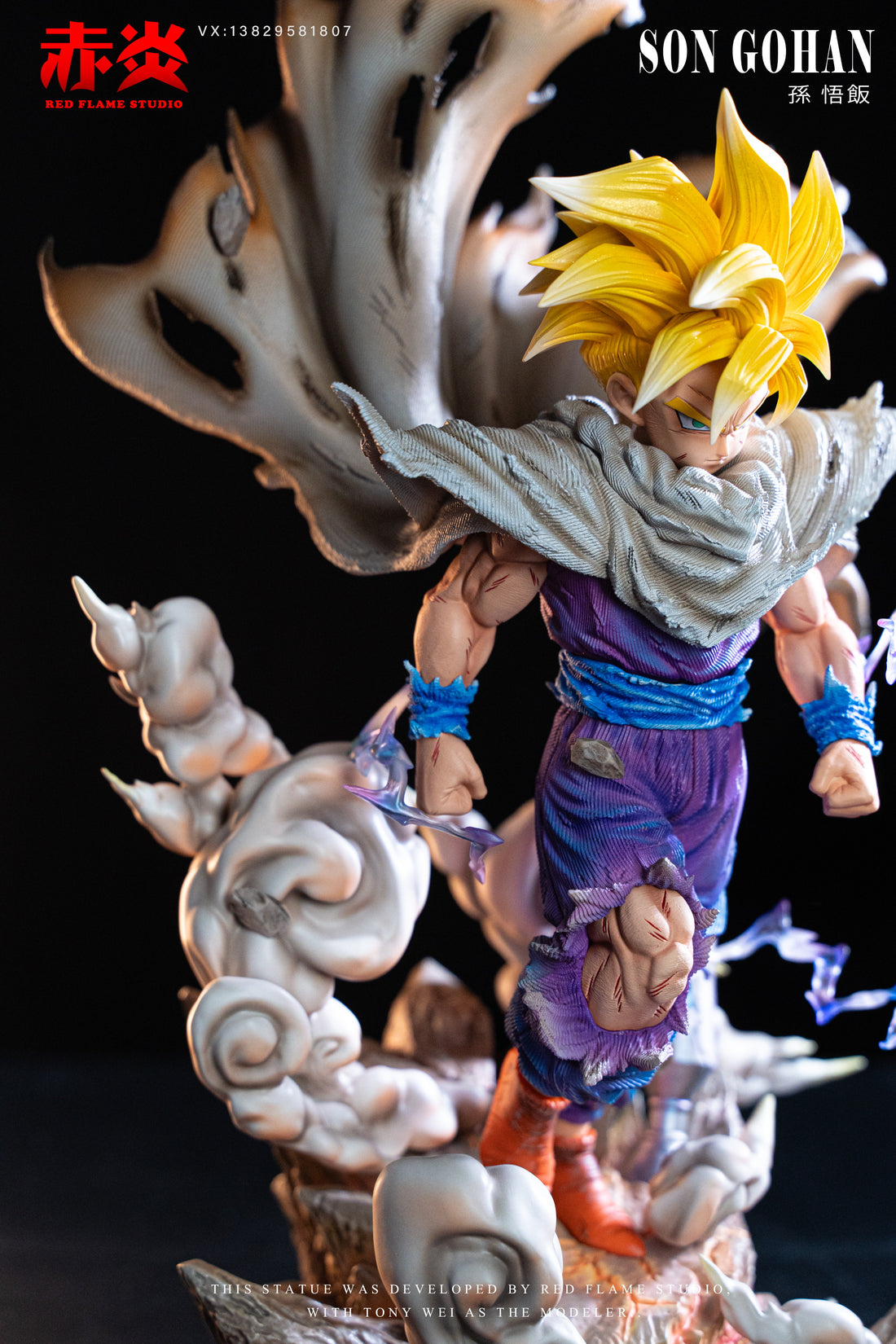 Dragon Ball Red Flame Studio Gohan Resin Statue