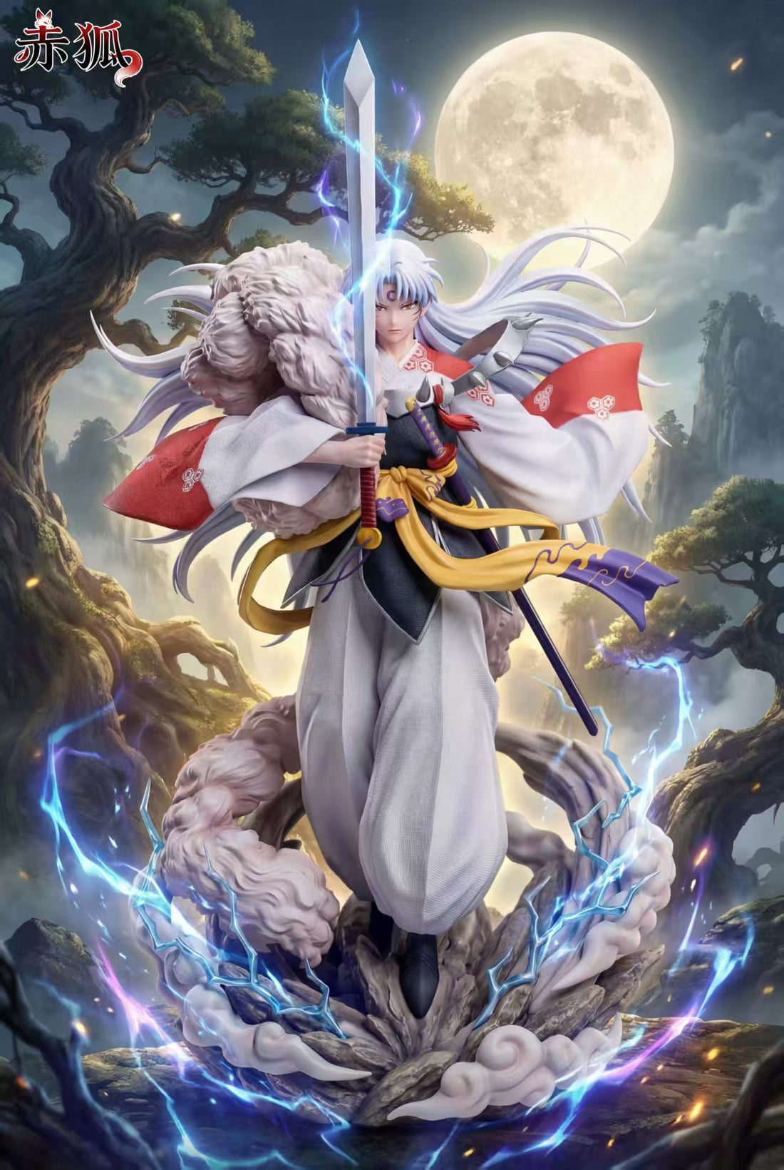 Inuyasha Red Fox Studio Inuyasha Inuyasha x Sesshomaru Resin Statue