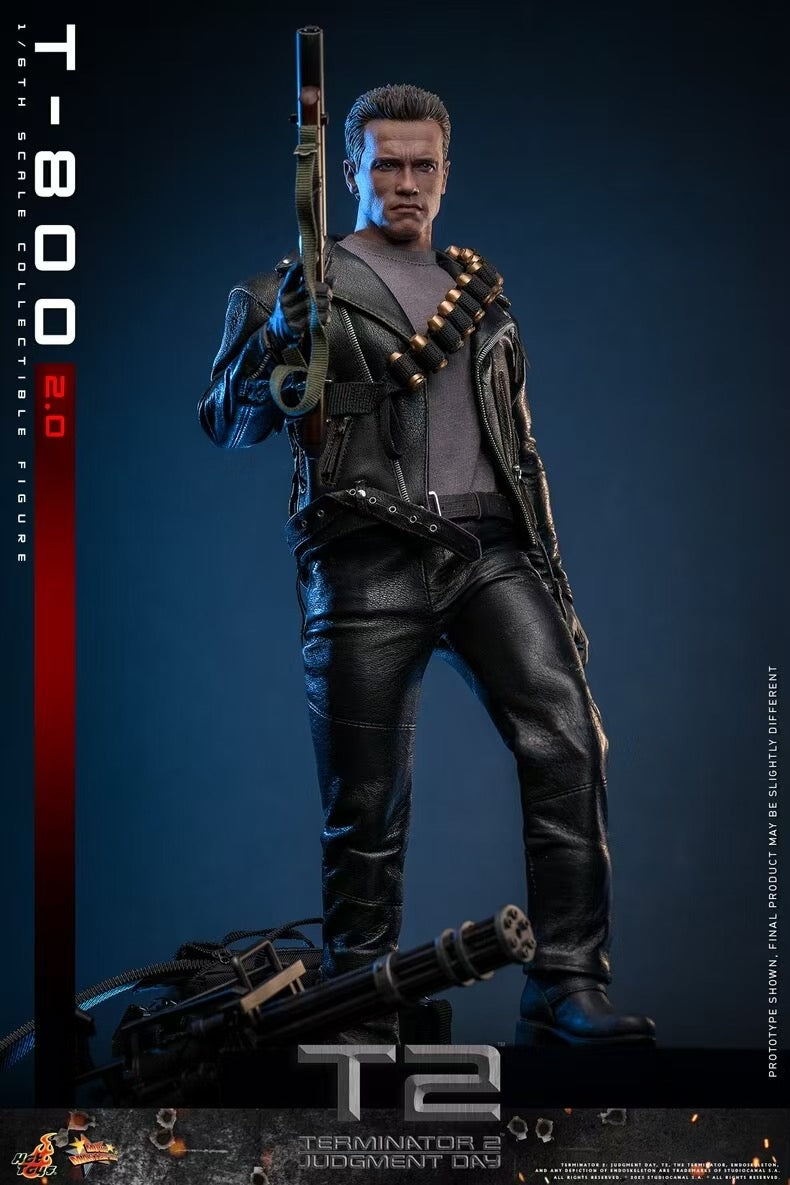 Terminator Pvc Action Figure Terminator 2 Hot Toys Judgment Day T 800 2.0 Licensed PVC Figure ...