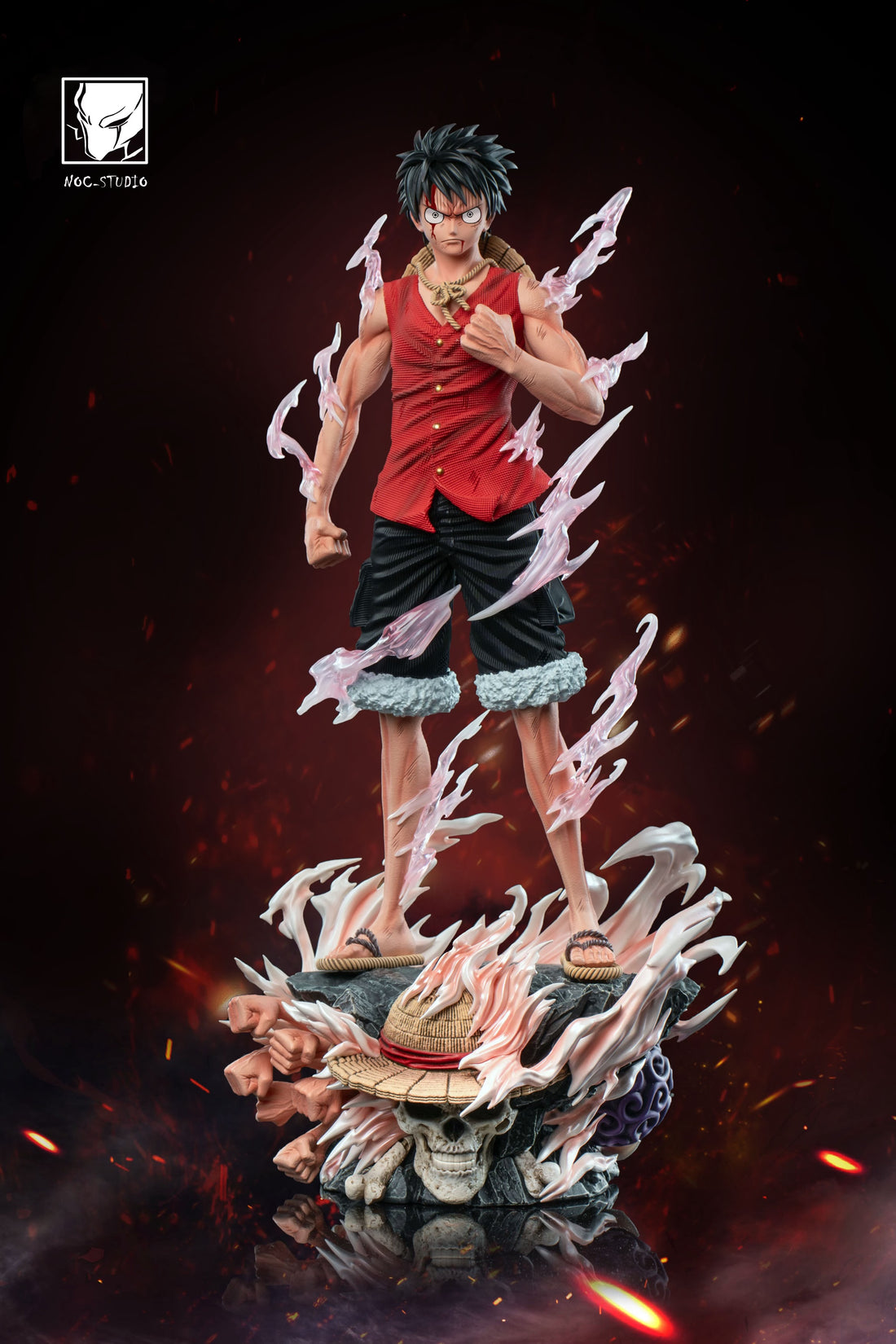One Piece Noc Studio Gear 2 Monkey D Luffy Resin Statue