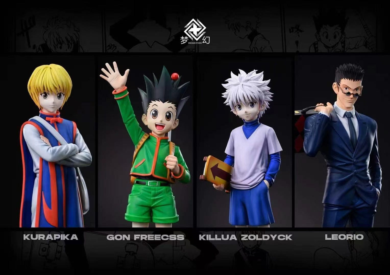 Hunter x Hunter Dream Studio Gon x Killua x Leorio x Kurapika