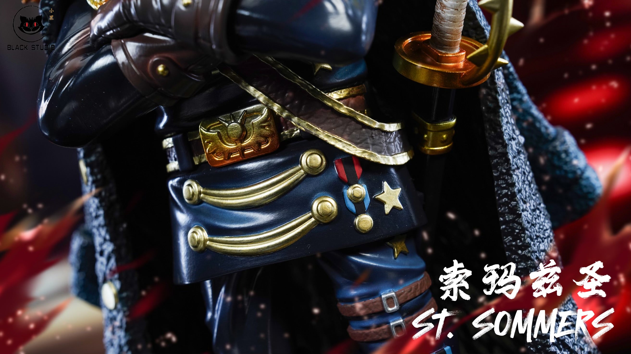 One Piece Black Studio St Killingham x St Sommers Resin Statue