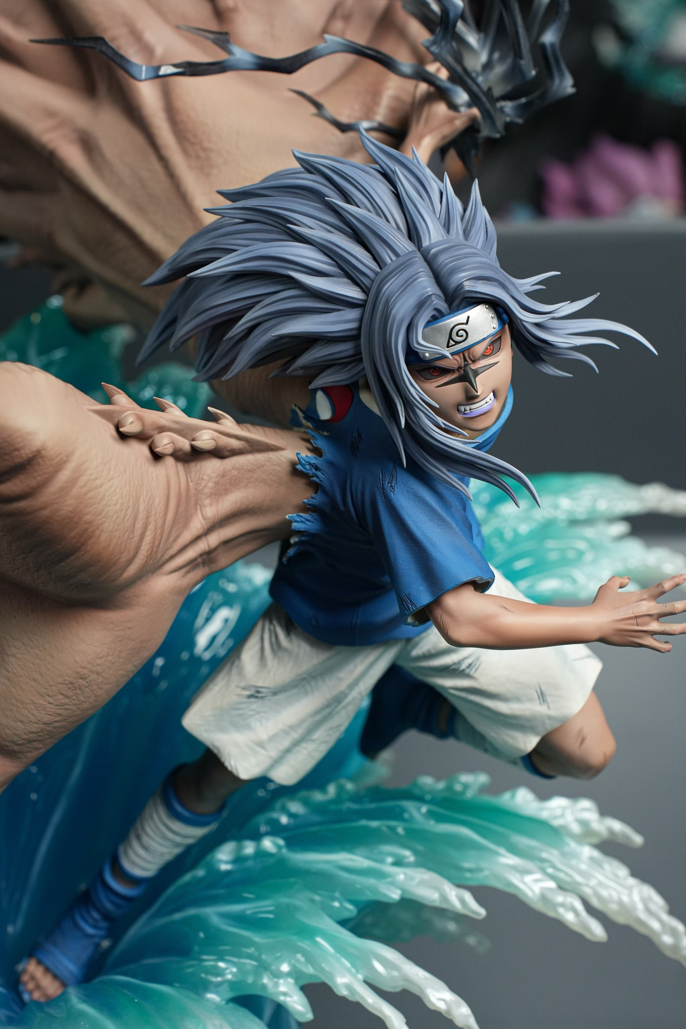 Naruto PickStar Studio Kid Sasuke Cursed Seal Final Valley