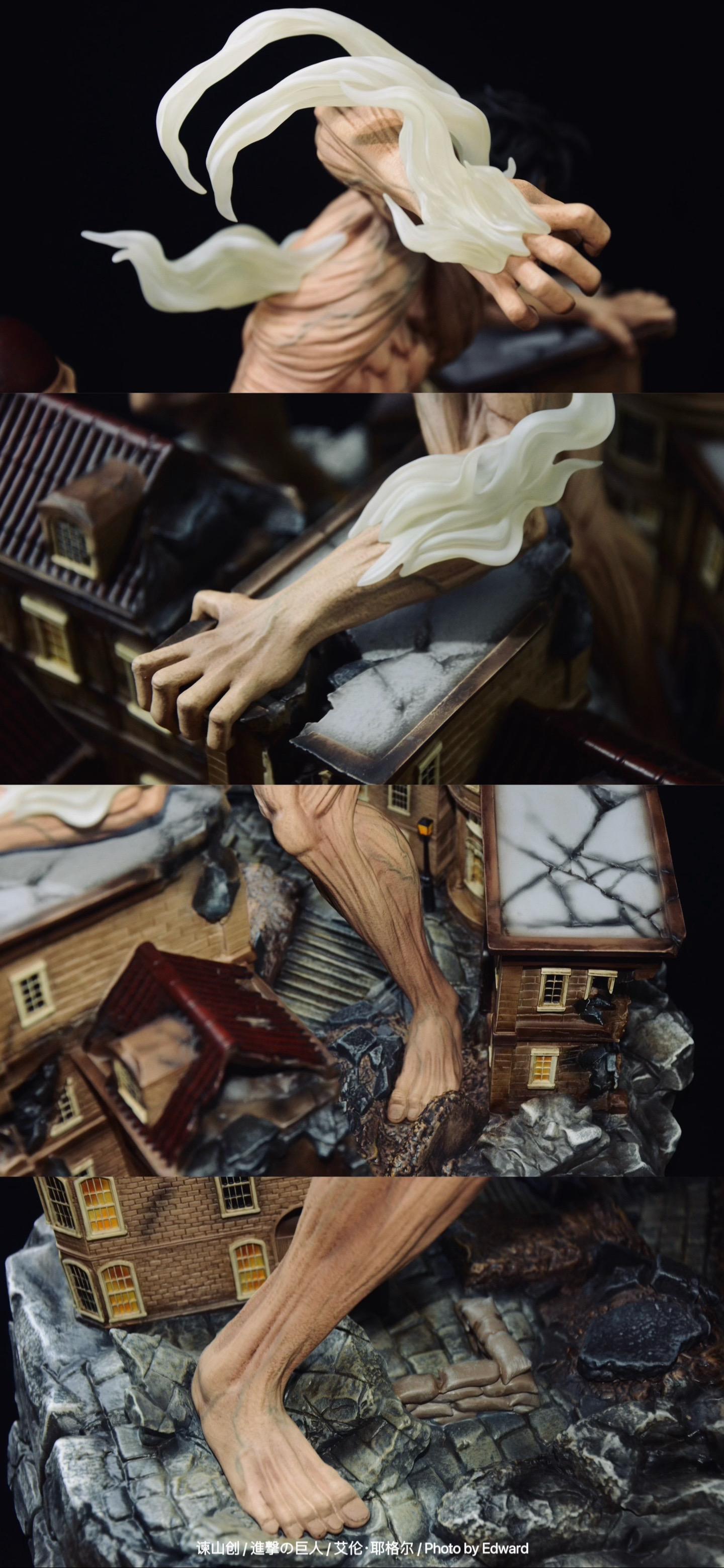 Attack on Titan Chikara Studio Eren Jeager Titan Form Diorama