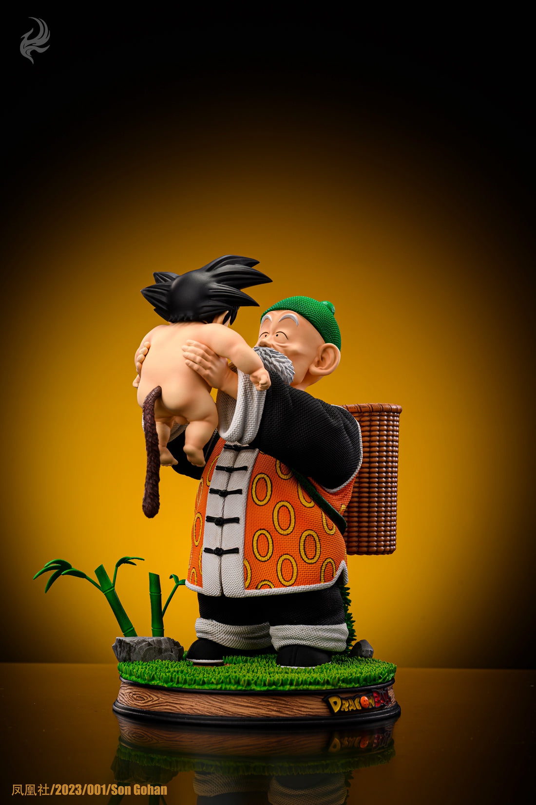 Dragon Ball Phoenix Studio Grandpa Gohan Meets Goku Resin Statue