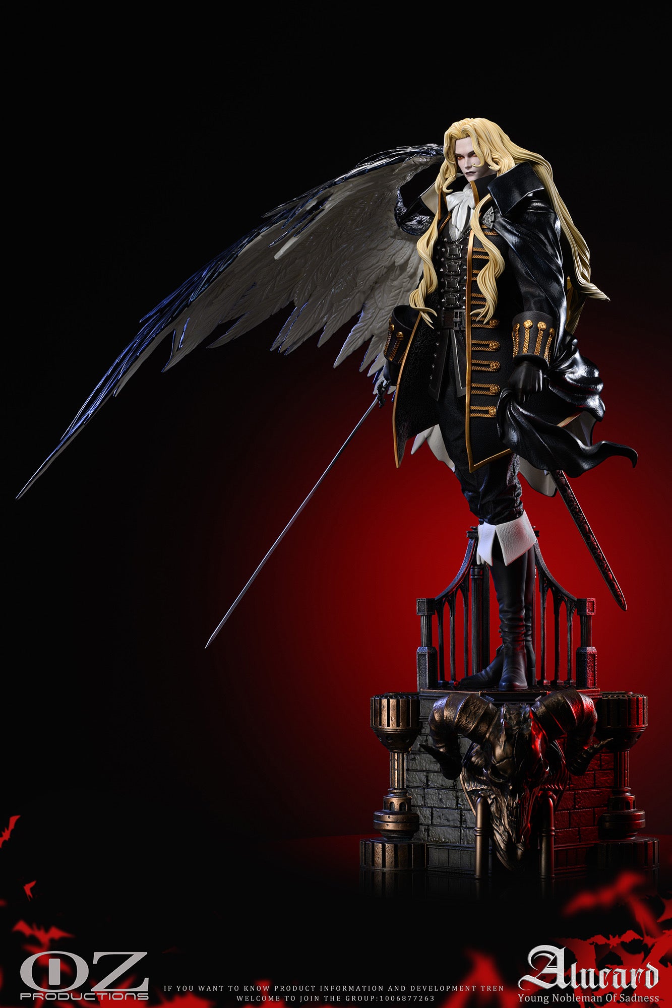 Castlevania OZ Studio Alucard – ClubHouse Statues