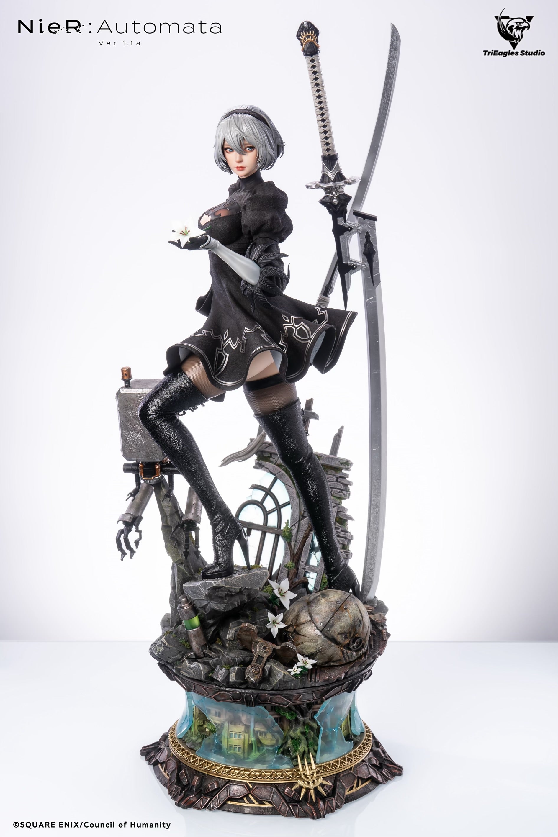 Nier Automata TriEagles Studio 2B Resin Statue – ClubHouse Statues