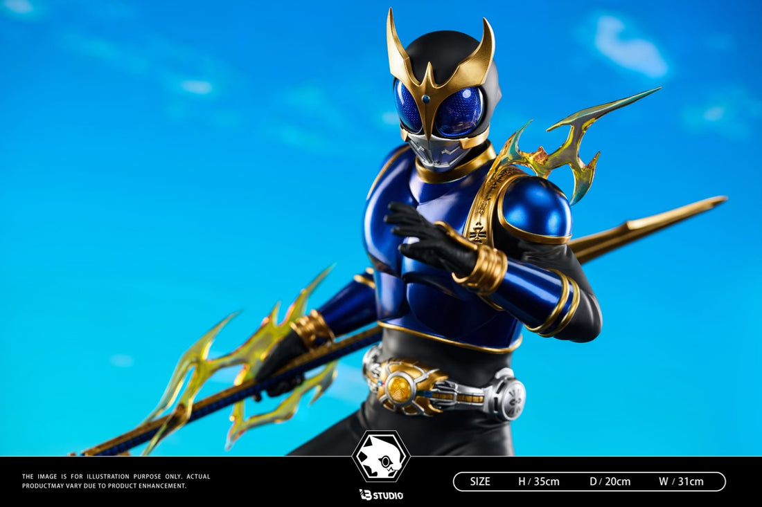 Kamen Rider LB Studio Kuuga Blue Dragon Form x Sublimation Form Resin Statue
