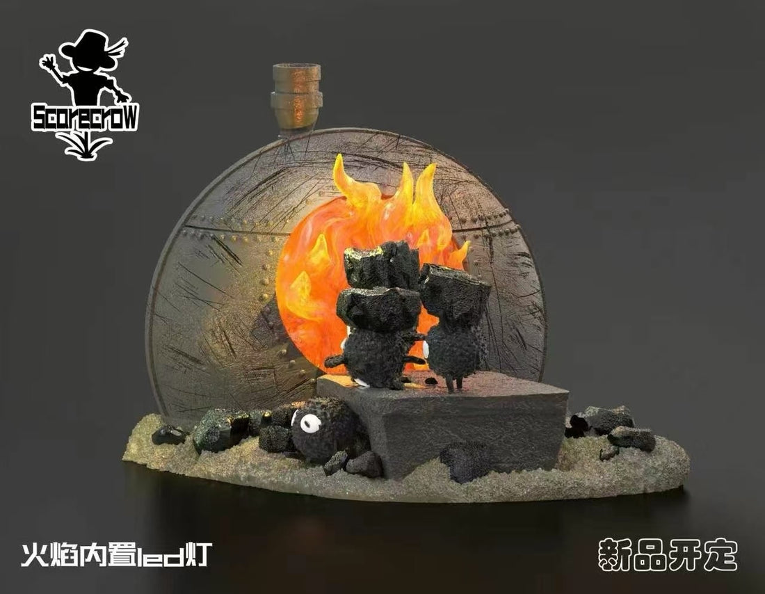 Spirited Away Scarecrow Studio Susuwatari For Transportation Resin Statue