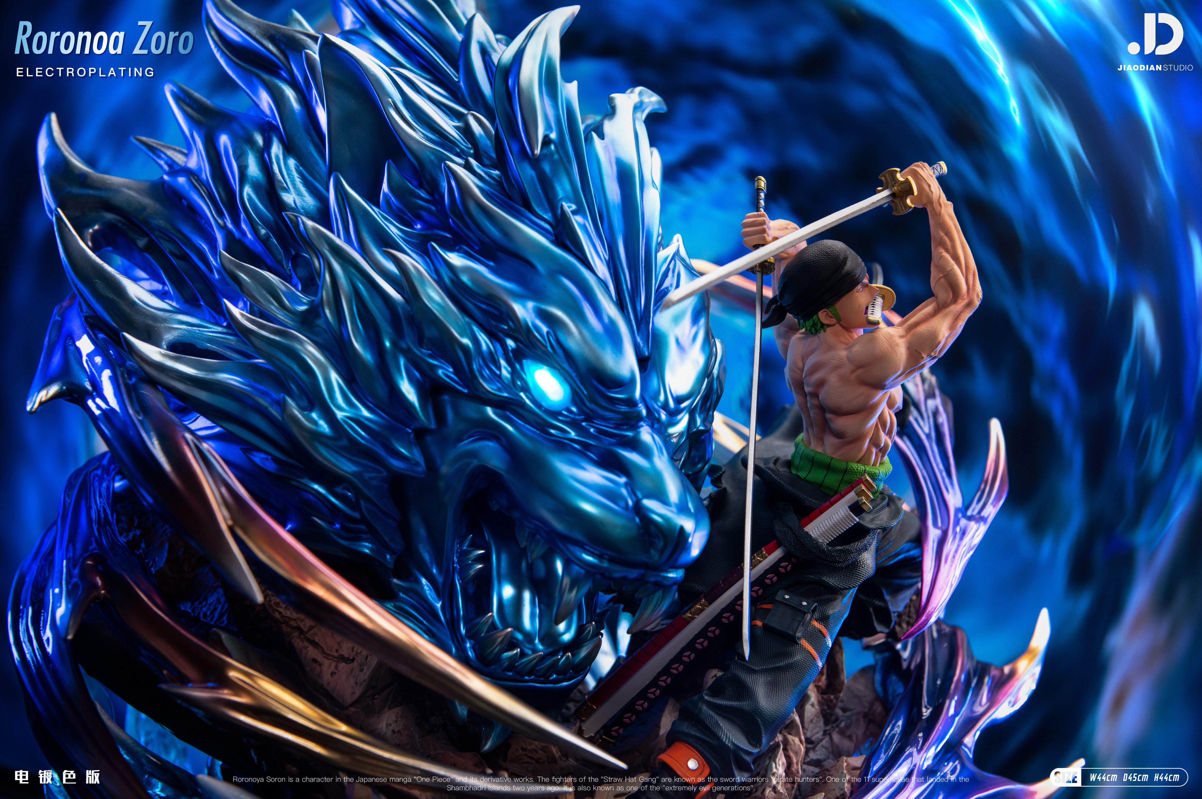 One Piece Jiao Dian x C4 Studio Zoro Roronoa Extreme Tiger Hunter