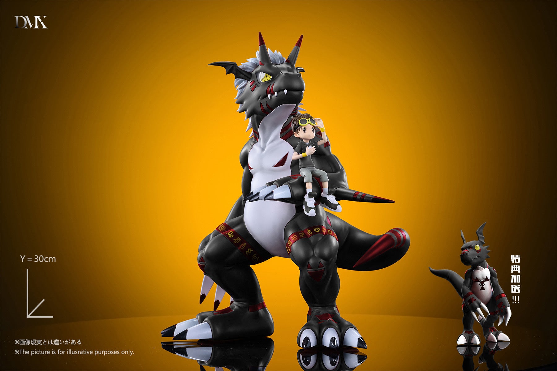 Digimon DMX Studio Growmon x Takato Matsuda x Guilmon Resin