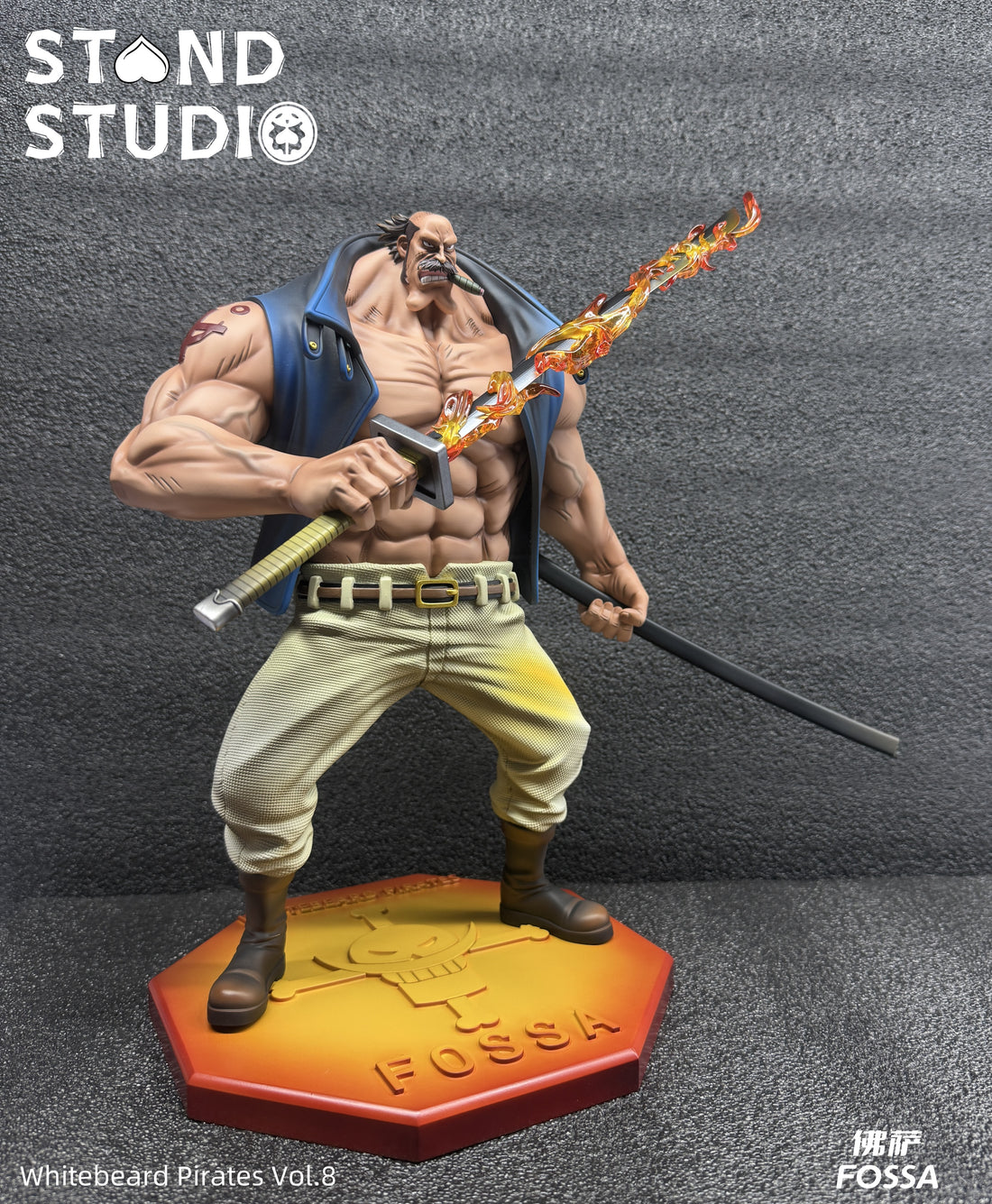 One Piece Stand Studio Fossa Resin Statue