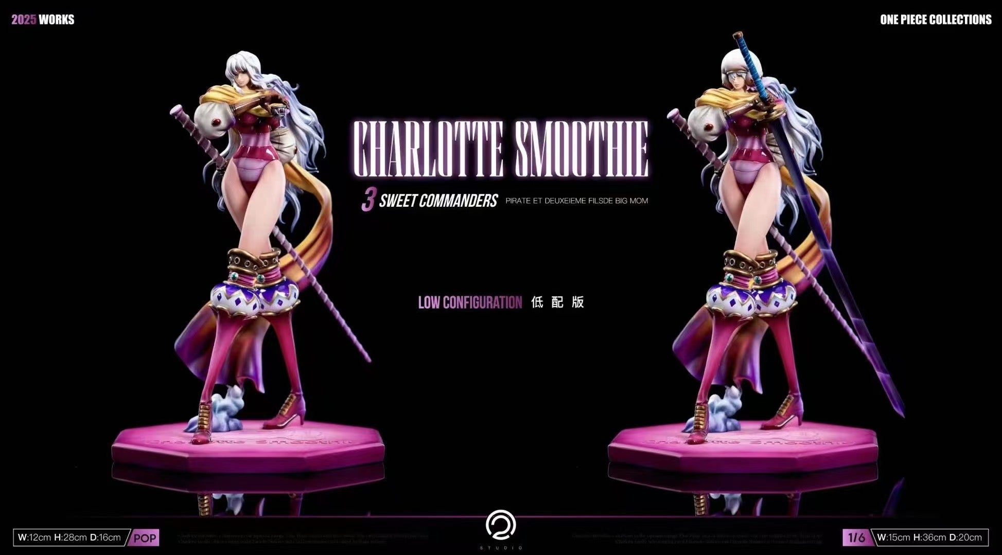 One Piece C2 Studio Charlotte Smoothie Resin Statue – ClubHouse