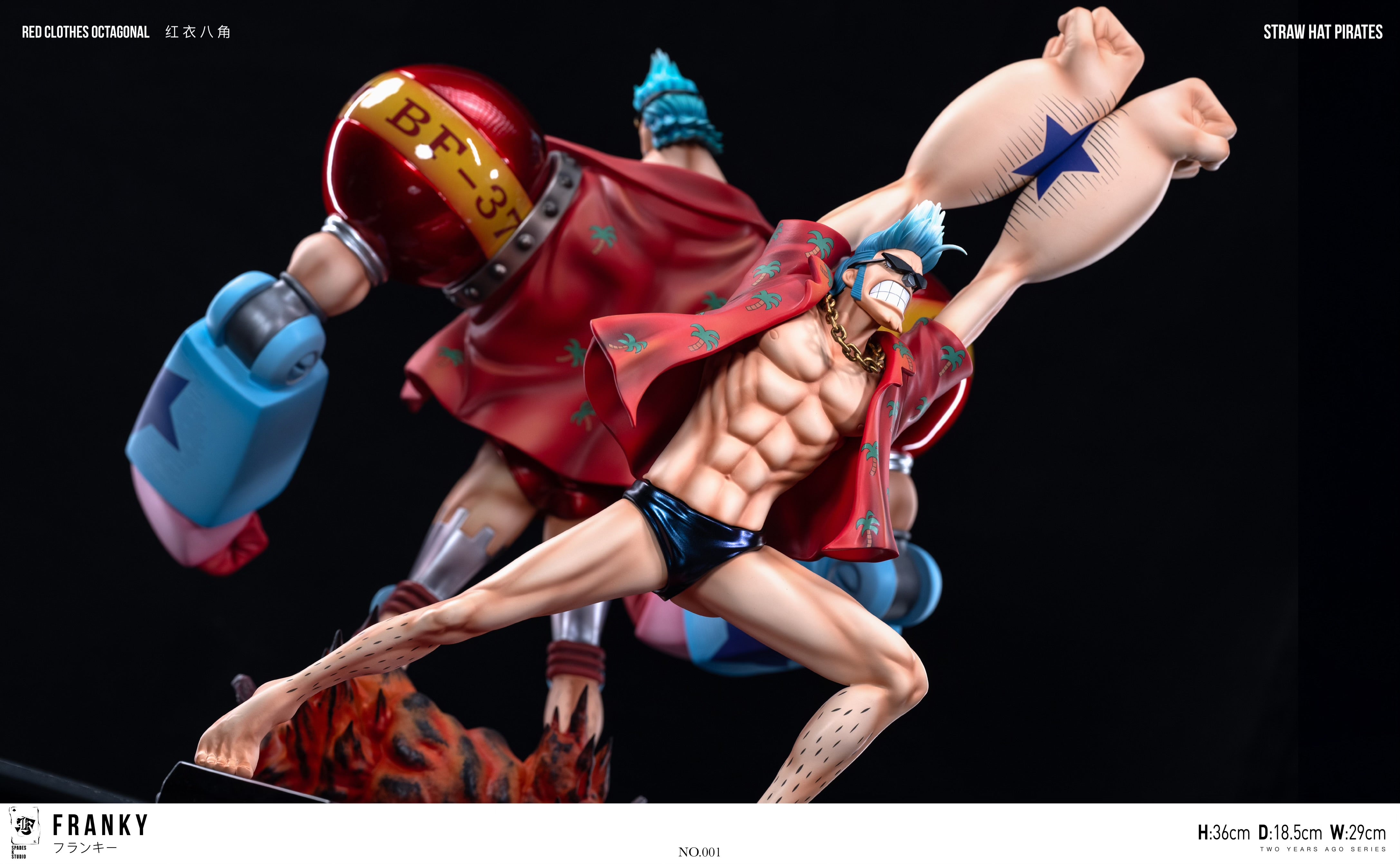 One Piece SPADES K Studio Franky V2 – ClubHouse Statues