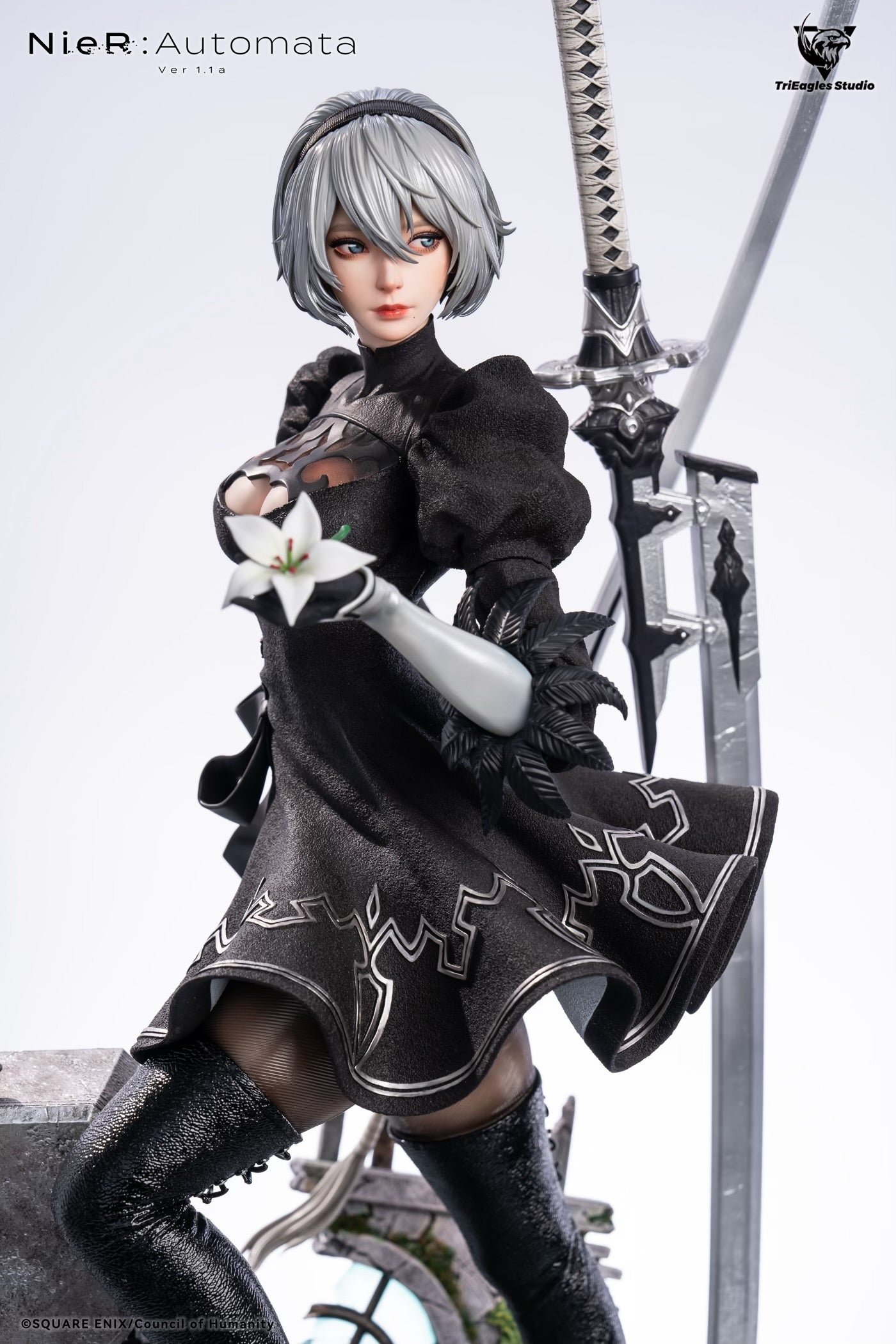 Nier Automata TriEagles Studio 2B Resin Statue – ClubHouse Statues