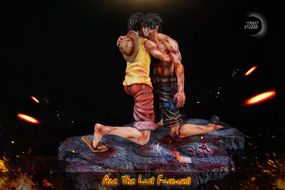 One Piece Fast Studio Ace X Luffy Resin Statue
