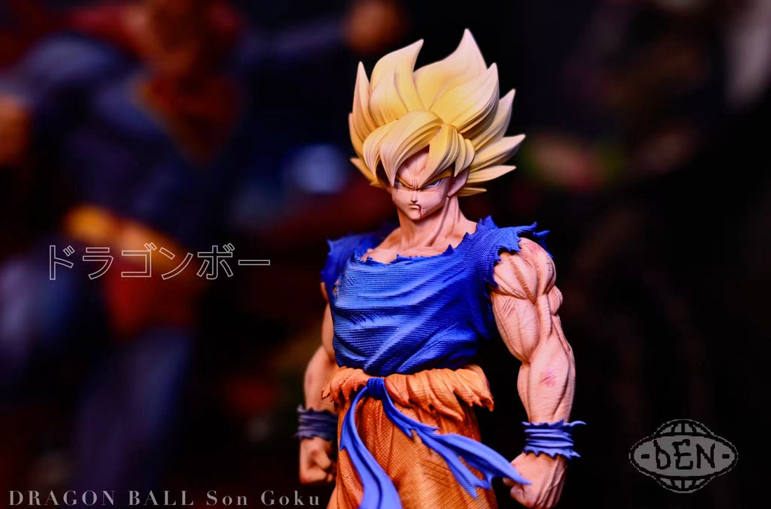 Dragon Ball Den Studio Goku SSJ Resin Statue