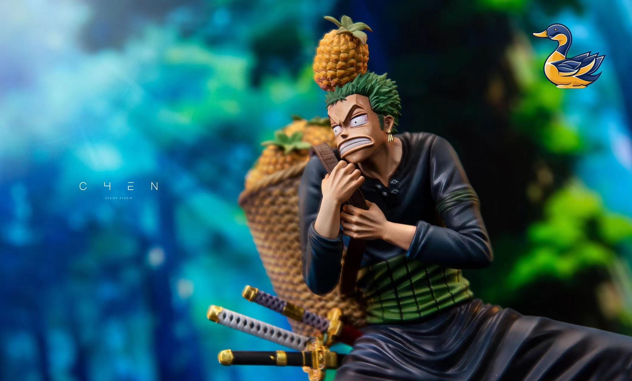 One Piece YN Studio Roronoa Zoro Pineapple Fall Resin Statue