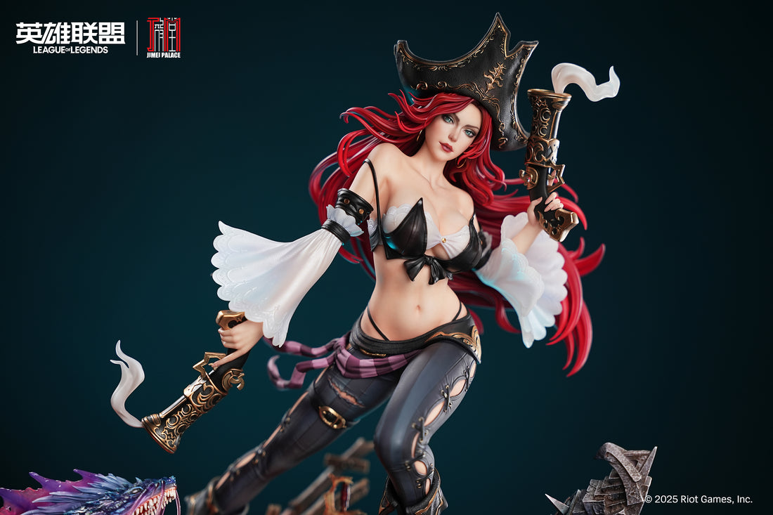 League of Legends Jimei Palace Studio The Bounty Hunter Miss Fortune Licensed Resin Statue