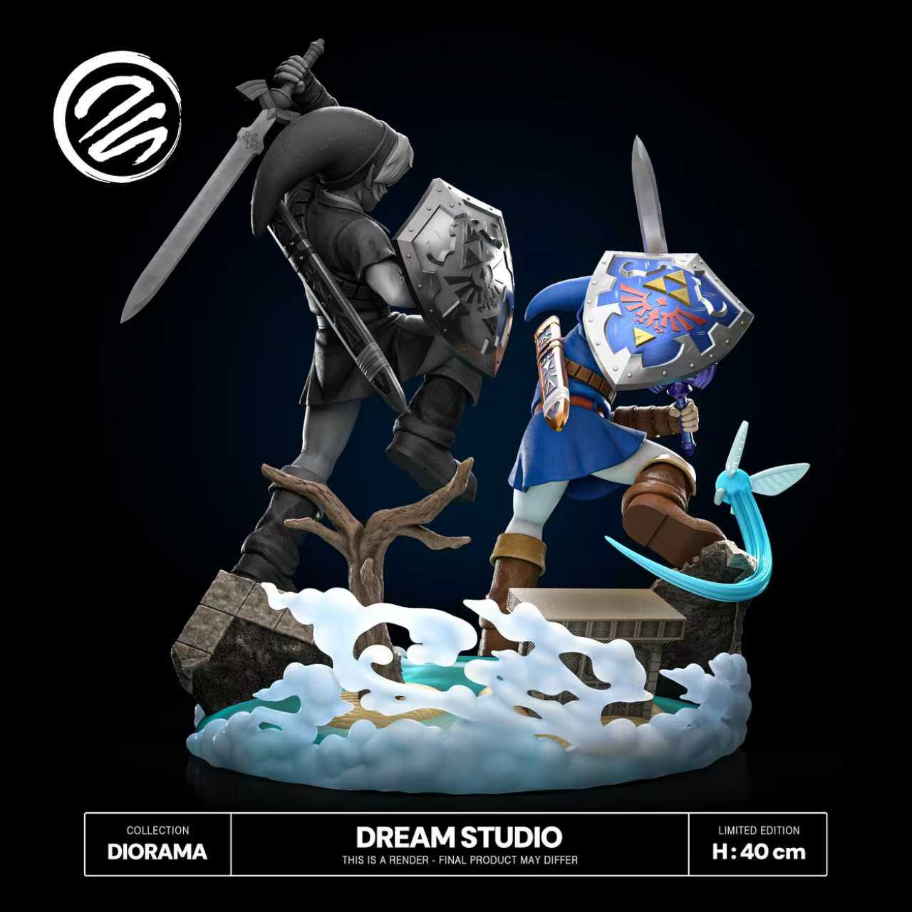 The Legend of Zelda Dream Studio Collectibles Link OoT vs Dark Link Di ...