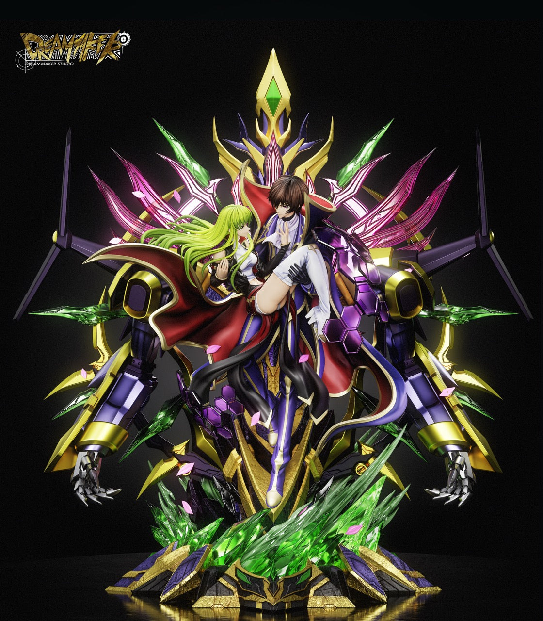 Code Geass Dreammaker Studio Lelouch x CC – ClubHouse Statues
