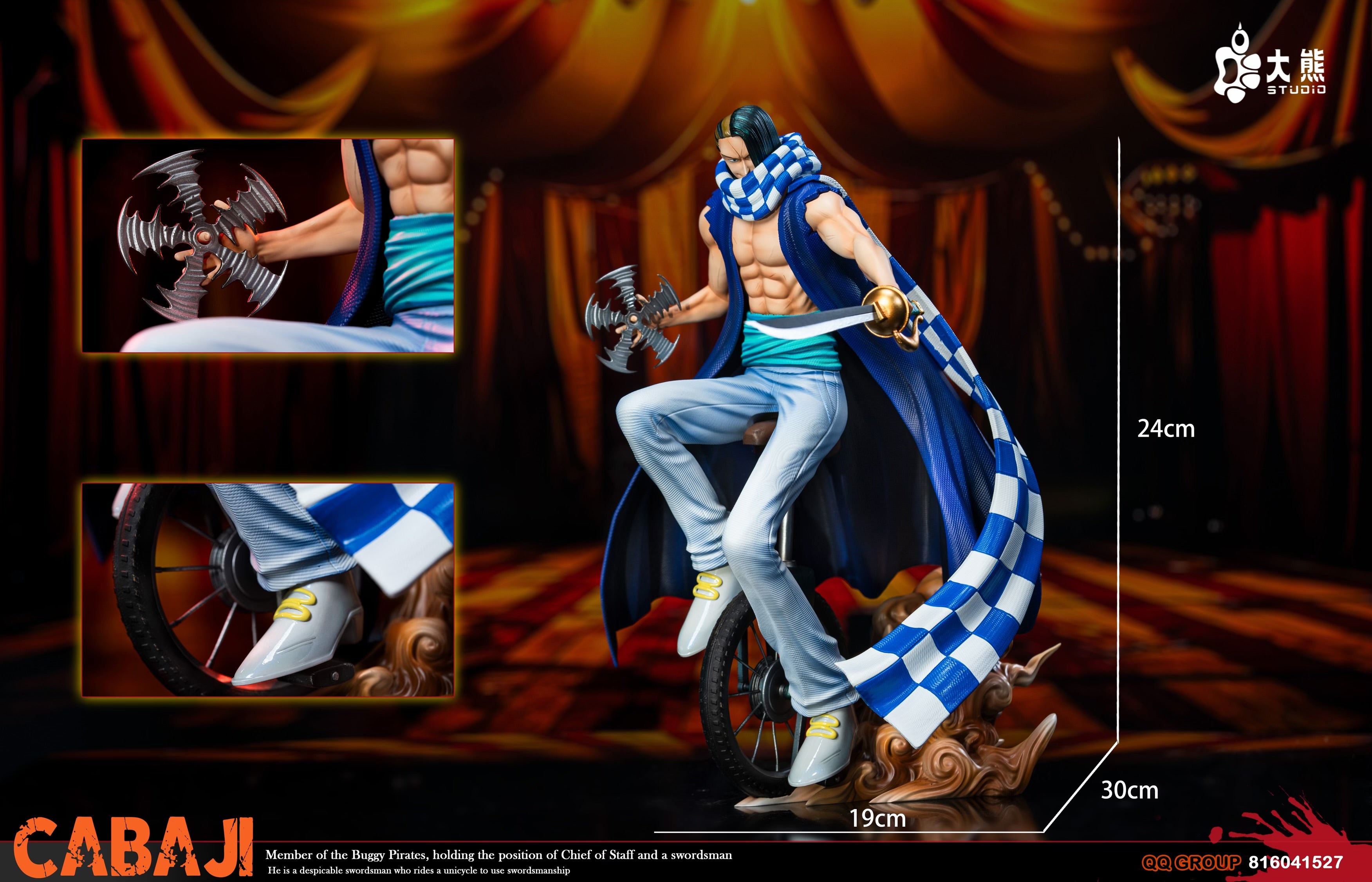 One Piece DX Studio Mohji x Cabaji – ClubHouse Statues