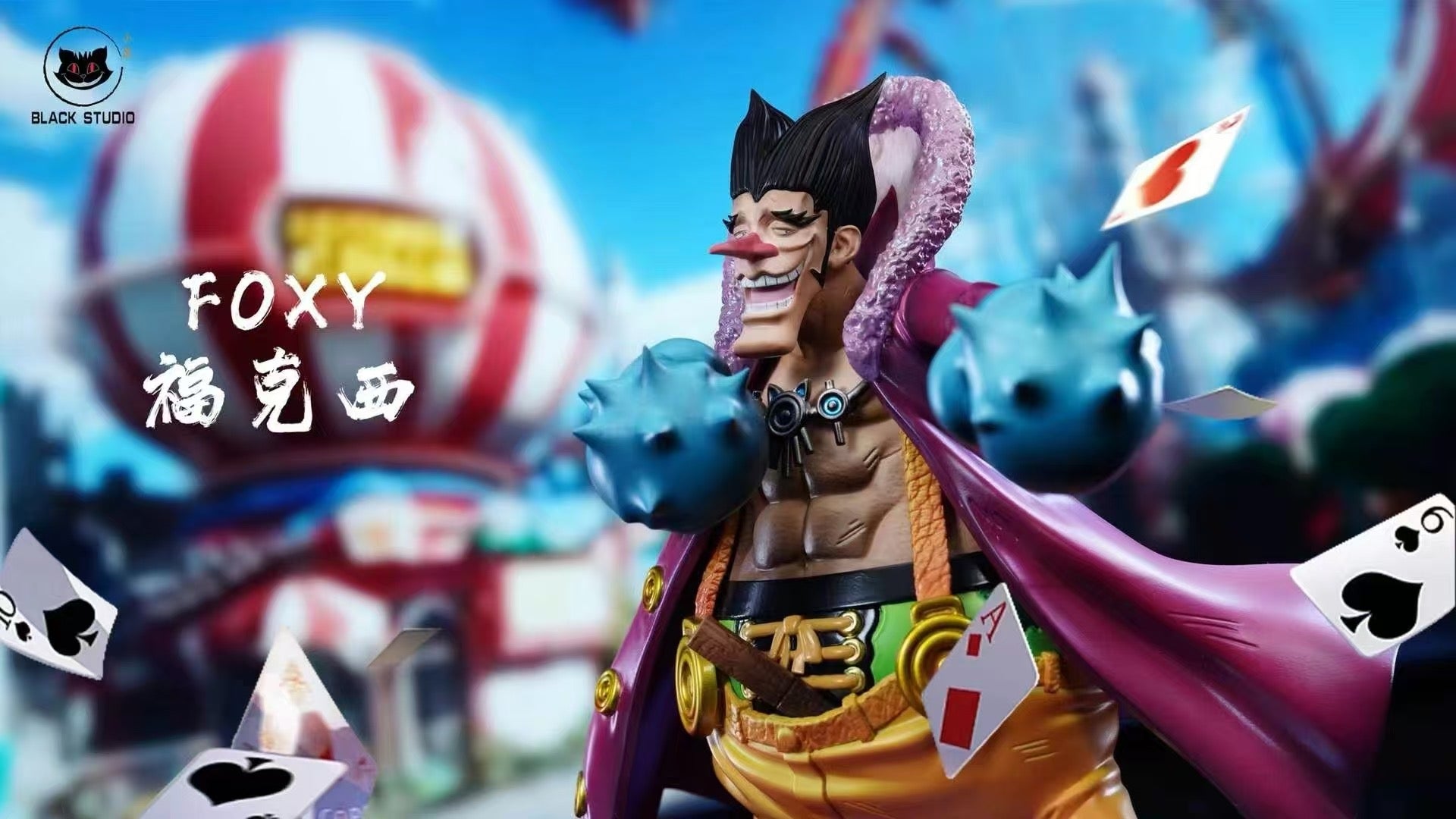 One Piece Black Studio Foxy – ClubHouse Statues
