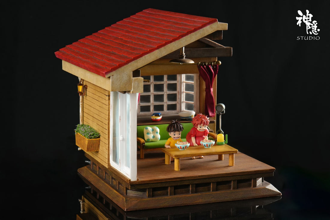 Ponyo on the Cliff ShenYin Studio Three Minutes of Happiness Resin Statue