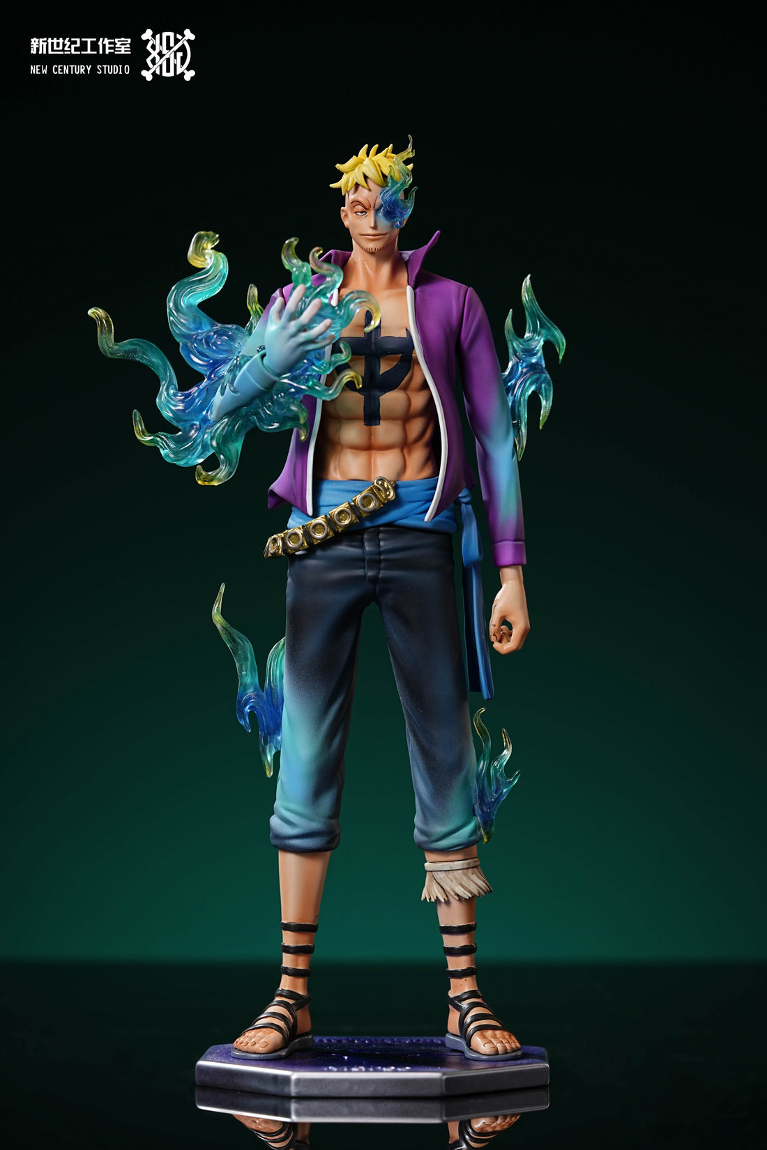 One Piece New Century Studio Marco x Speed Jiru x Atmos Whitebeard Pirates Resin Statue