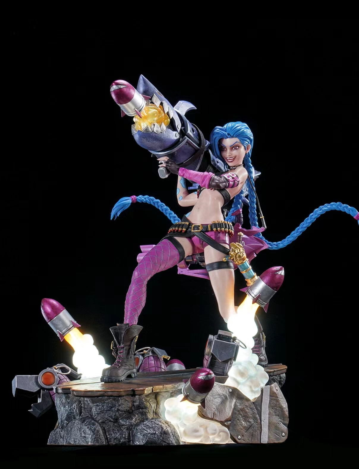 League of Legends Pure Arts Studio Jinx VS Vi Licensed Resin