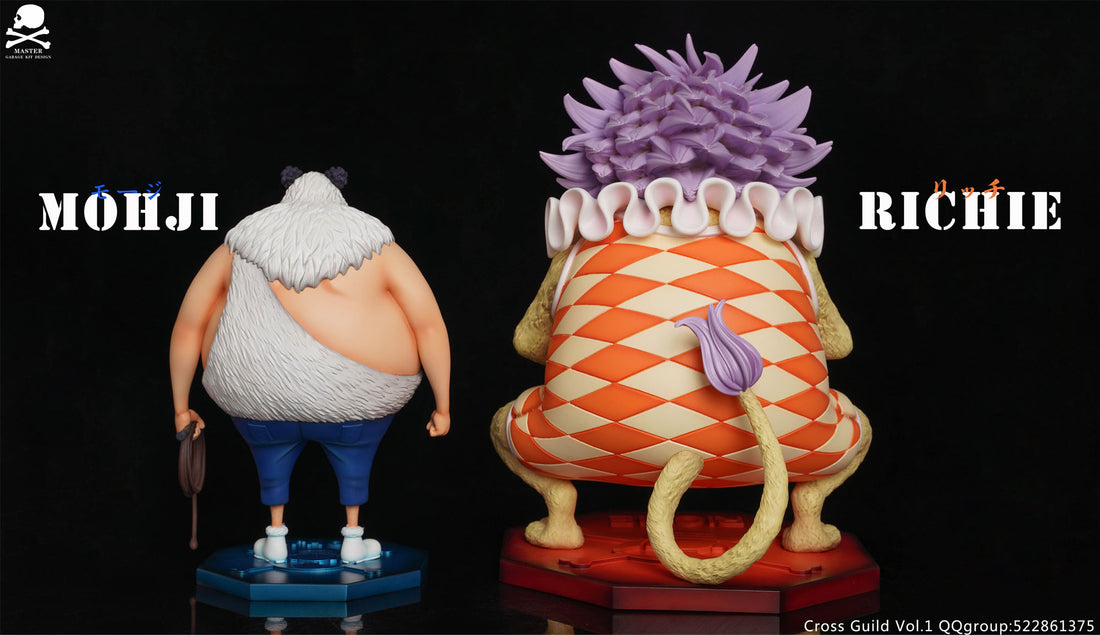 One Piece Master Studio Mohji and Richie Resin Statue