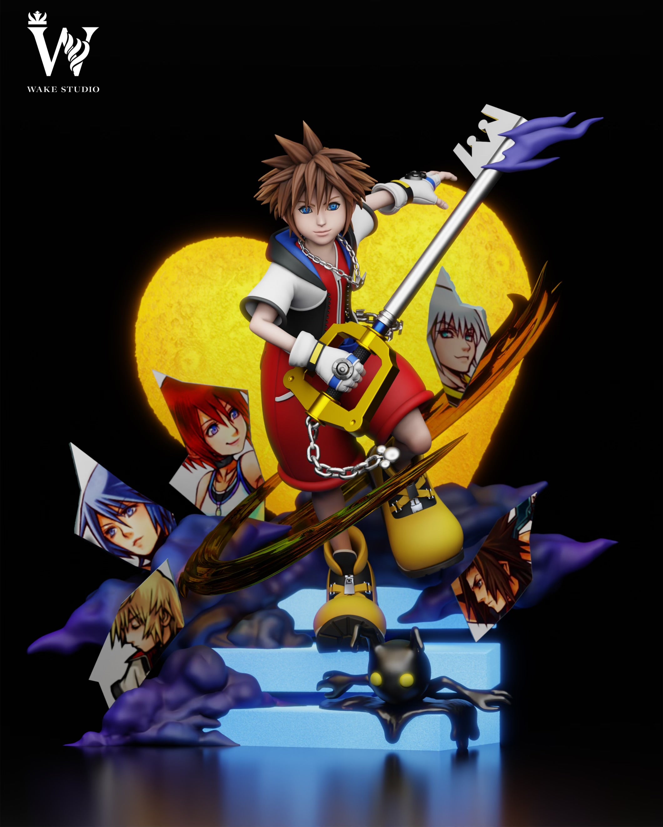 Kingdom Hearts Wake Studio Sora – ClubHouse Statues