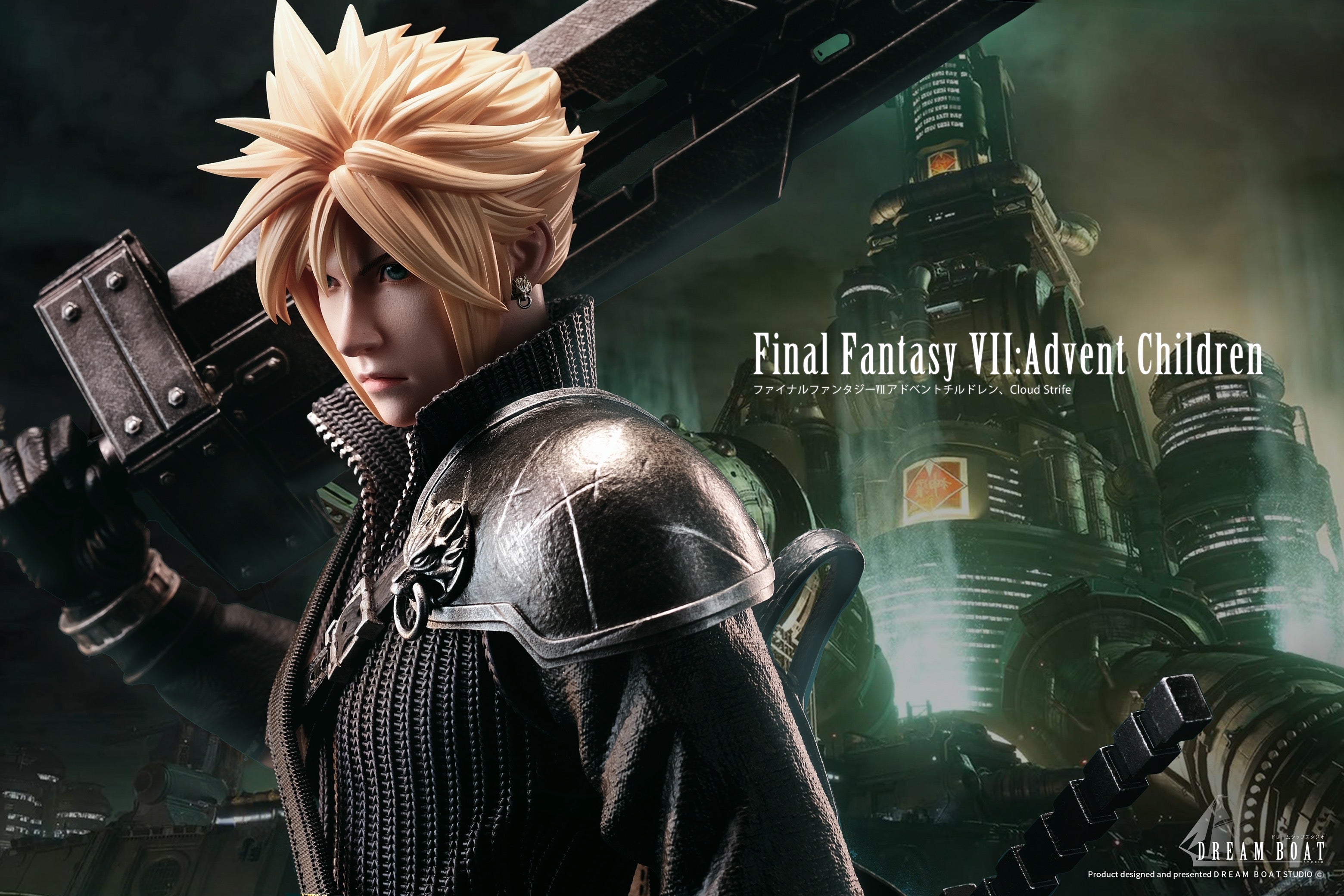 Final Fantasy VII Dream Boat Studio Cloud Resin Statue