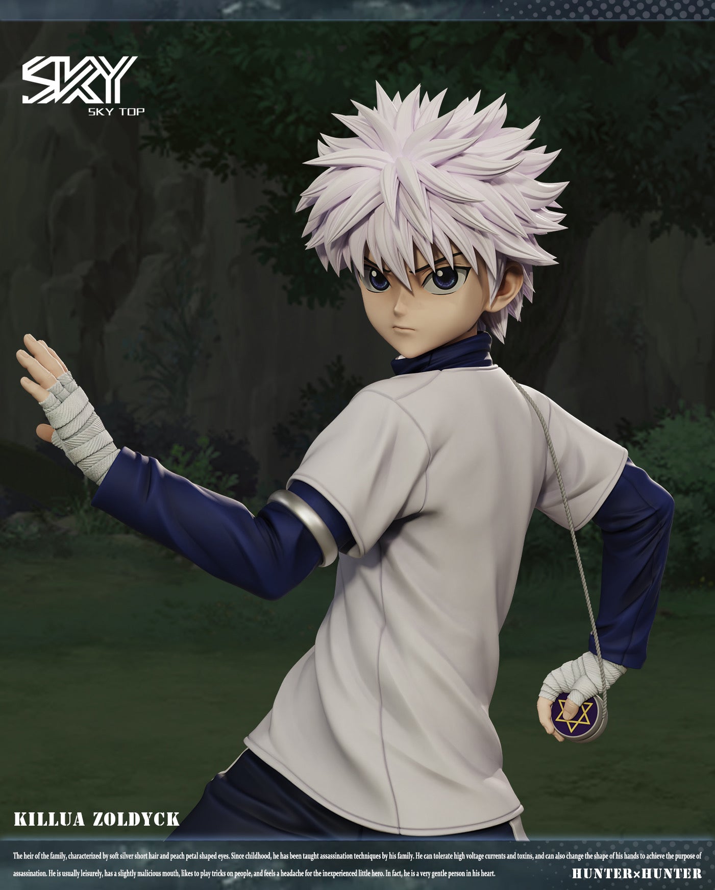 Hunter x Hunter Sky Top Studio Yo Yo Killua Zoldyck – ClubHouse