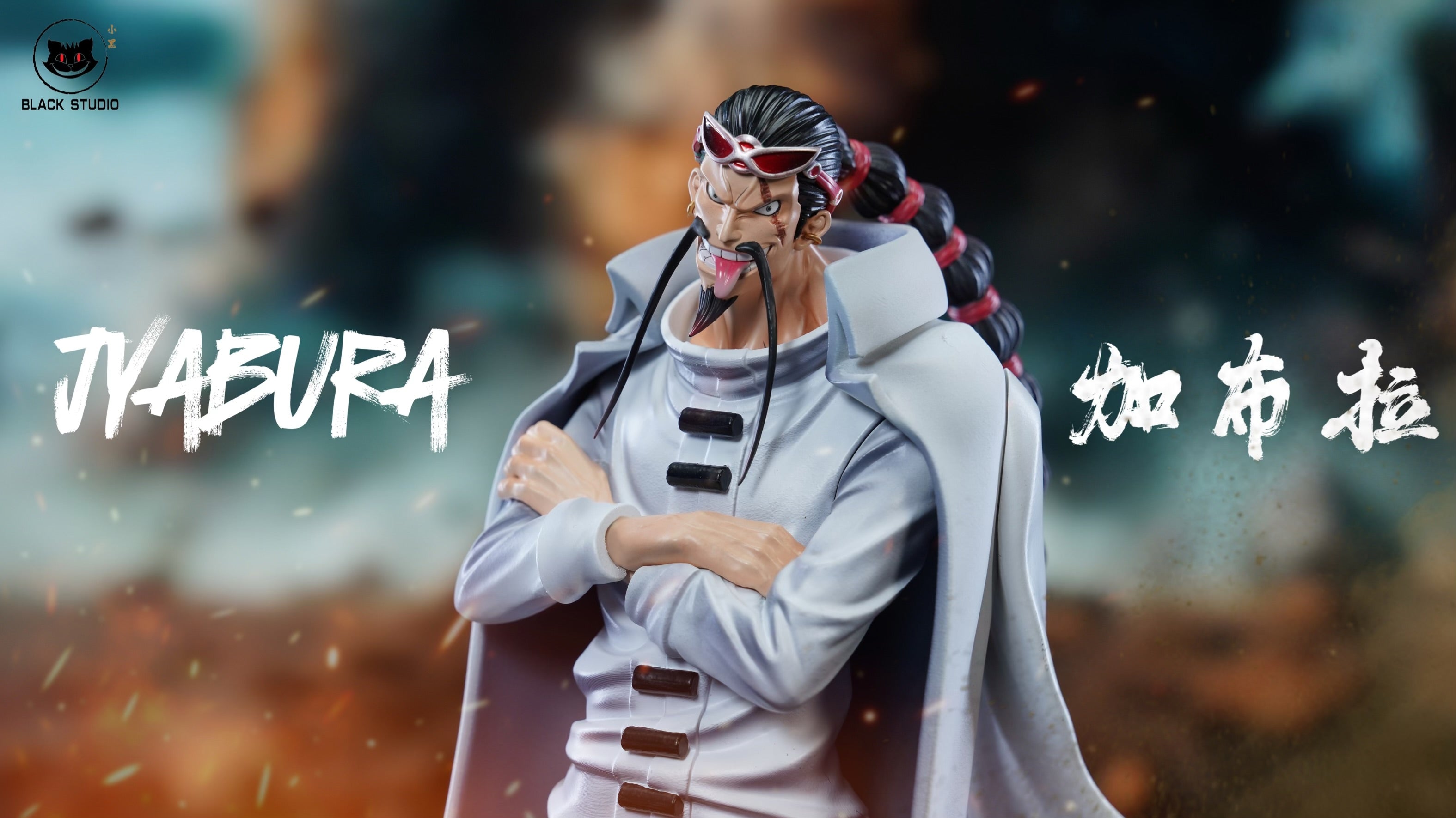 One Piece Black Studio Jabra x Kumadori Resin Statue – ClubHouse