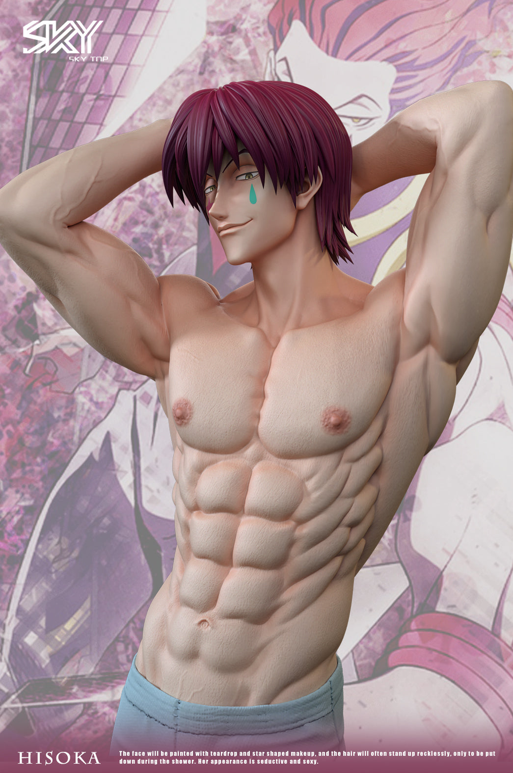 Hunter x Hunter Sky Top Studio Hisoka Morow – ClubHouse Statues