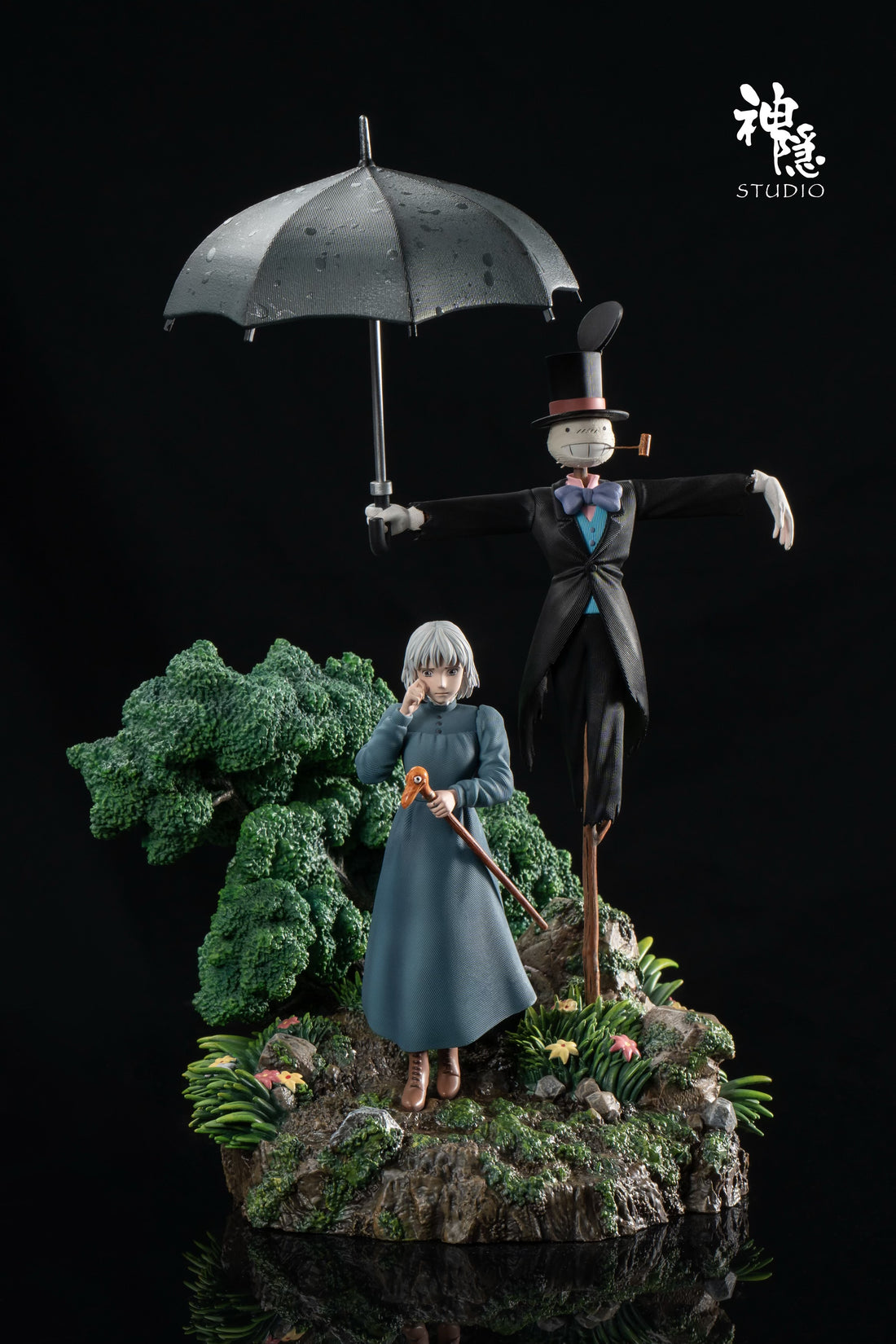 Howls Moving Castle ShenYin Studio Turnip Heads Guardian Resin Statue
