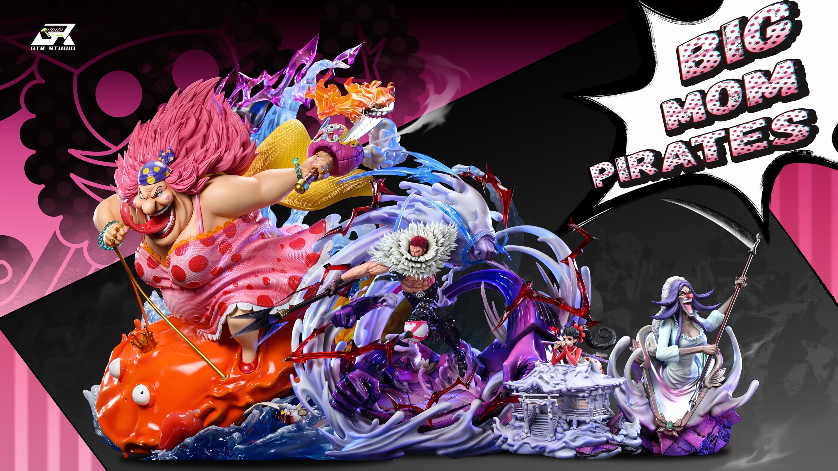 One Piece GTR Studio Charlotte Brulee x Charlotte Flampe Resin