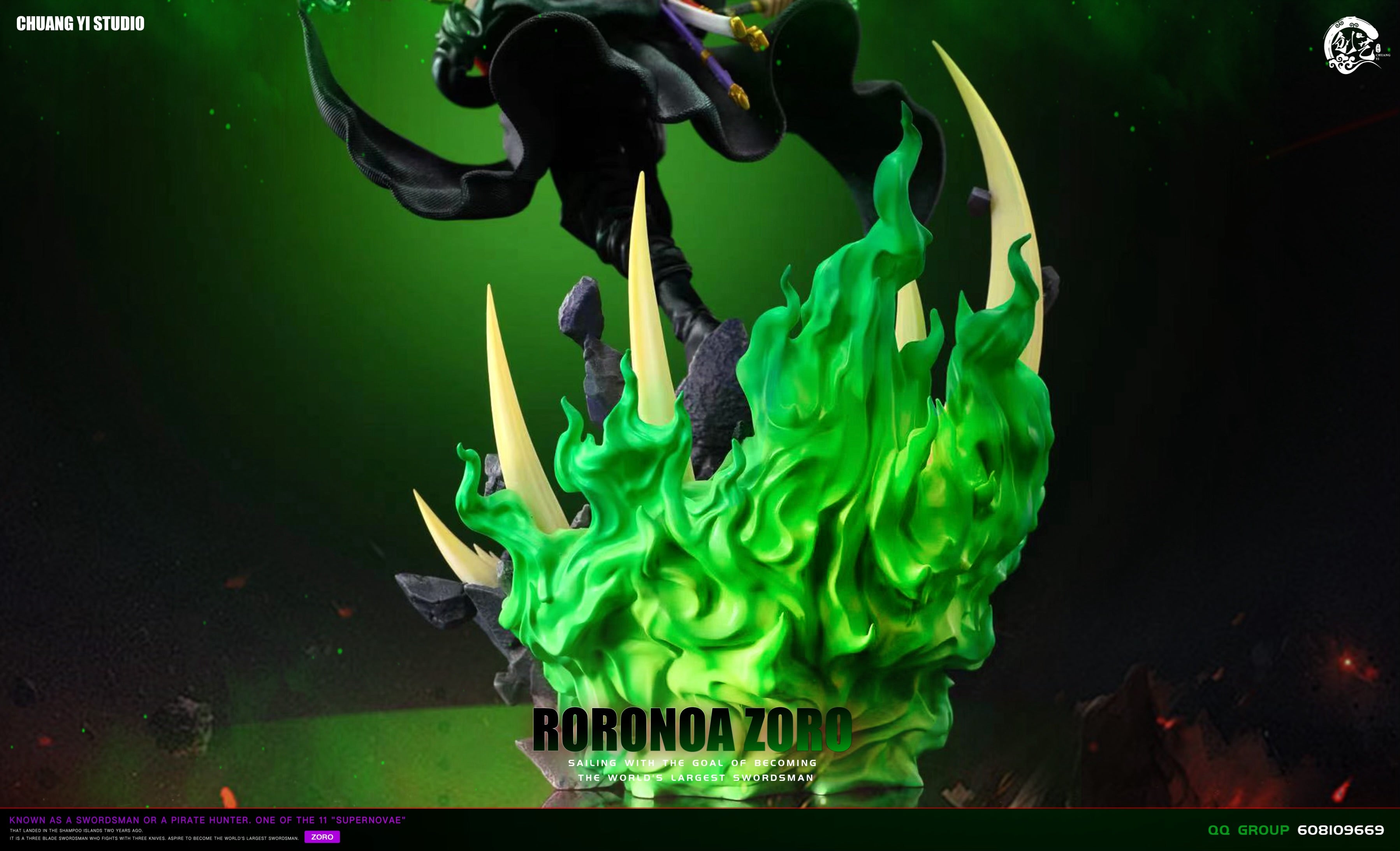One Piece ChuangYi Studio Zoro Purgatory Demon Slash – ClubHouse