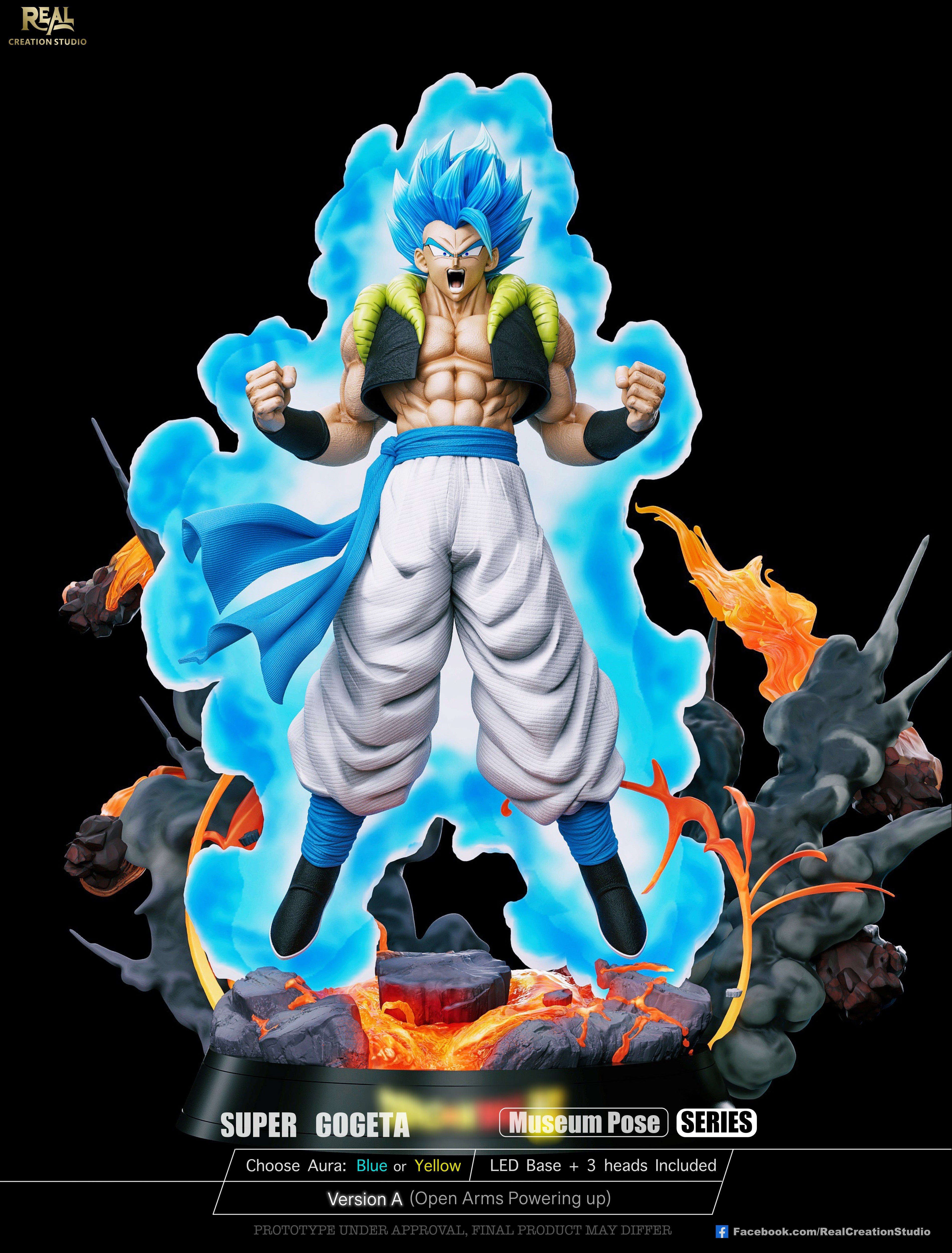 Dragon Ball Real Creation Studio Super Gogeta – ClubHouse Statues