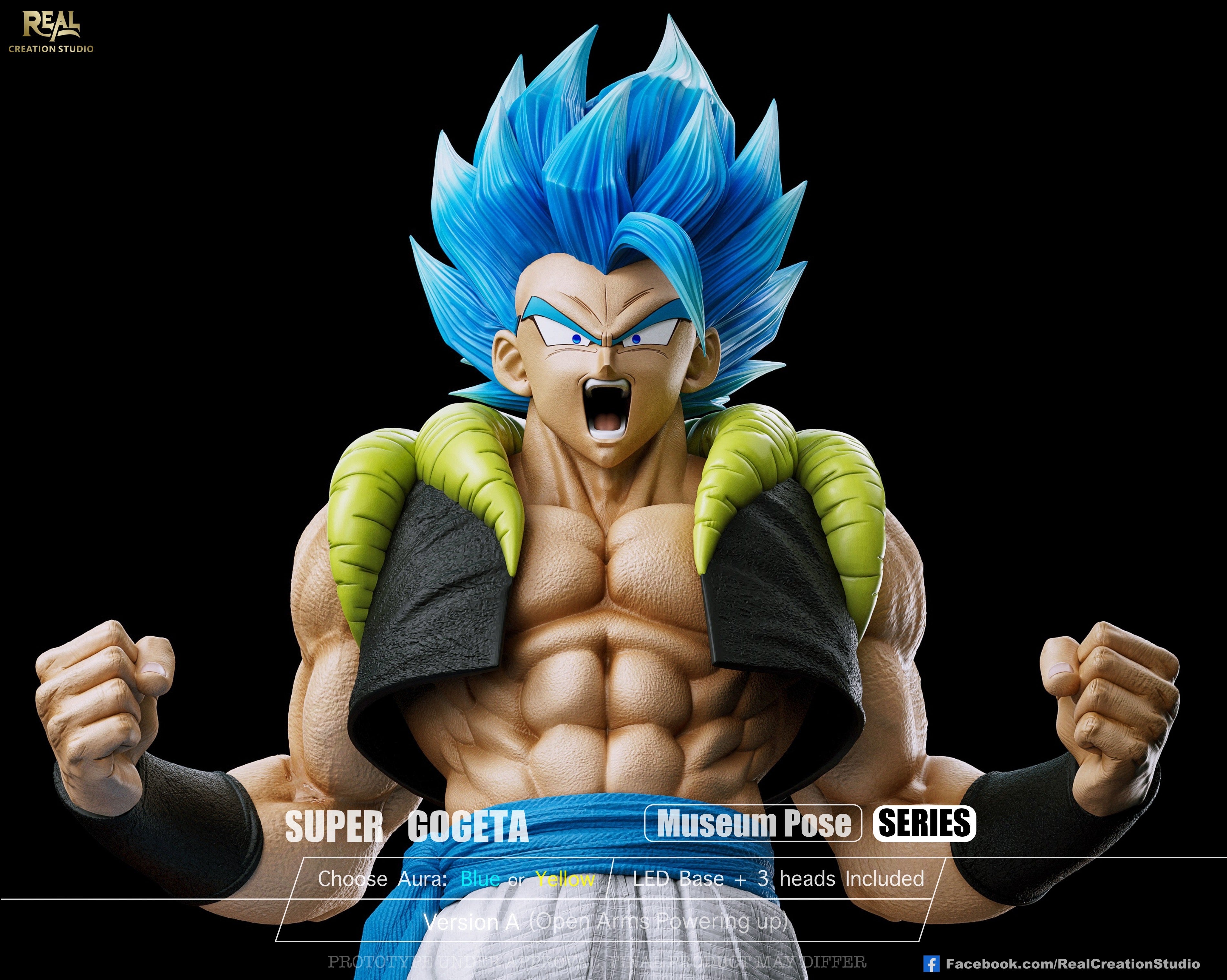 Dragon Ball Real Creation Studio Super Gogeta – ClubHouse Statues