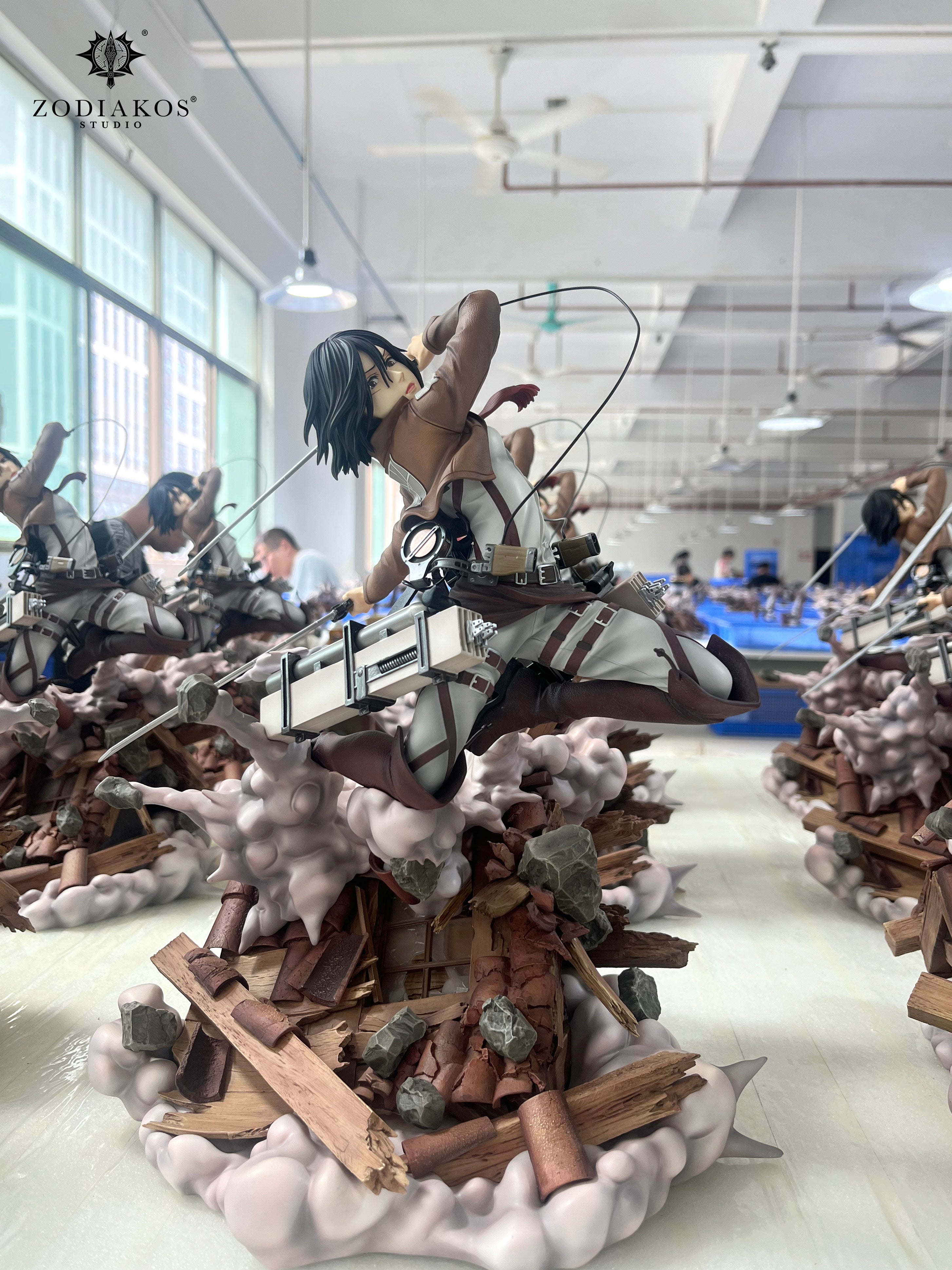 Attack on Titan Zodiakos Studio Mikasa Ackerman Licensed Resin