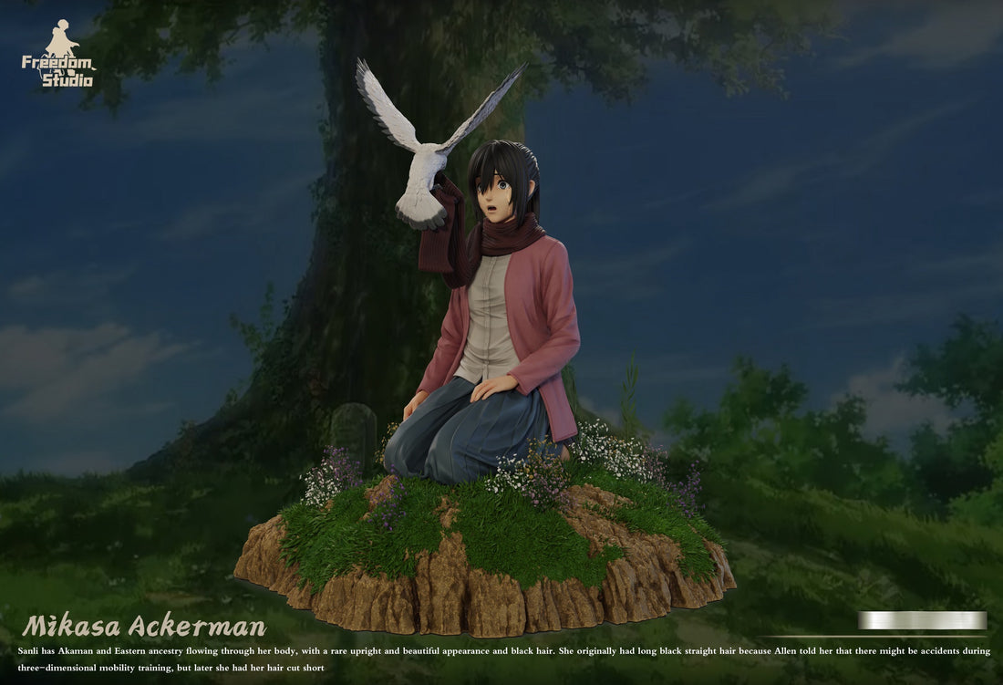 Attack on Titan Freedom Studio Mikasa Resin Statue