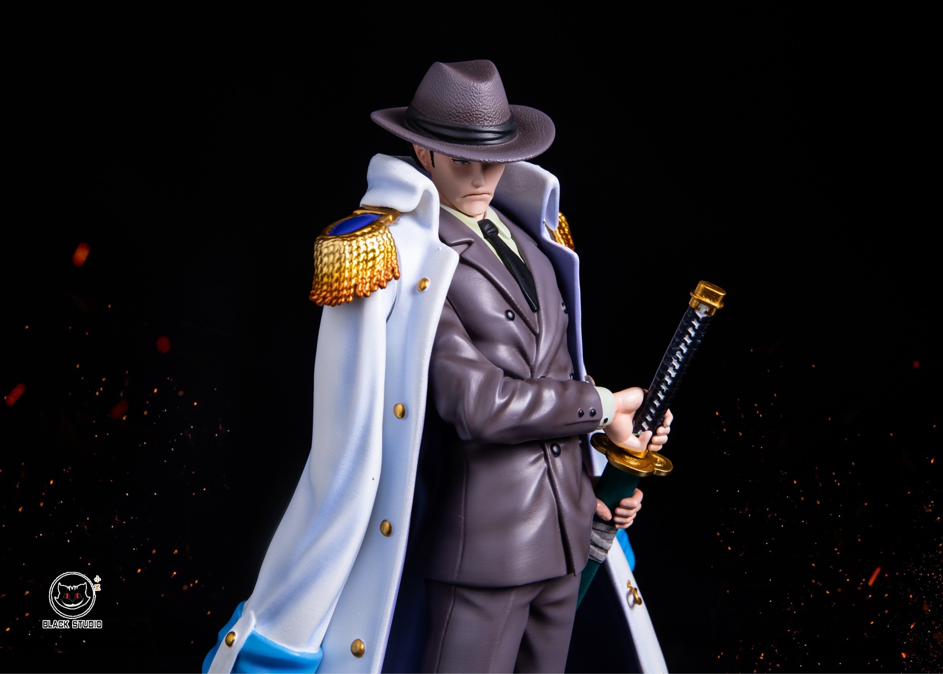 One Piece Black Studio Morgan & Bogard Resin Statue – ClubHouse