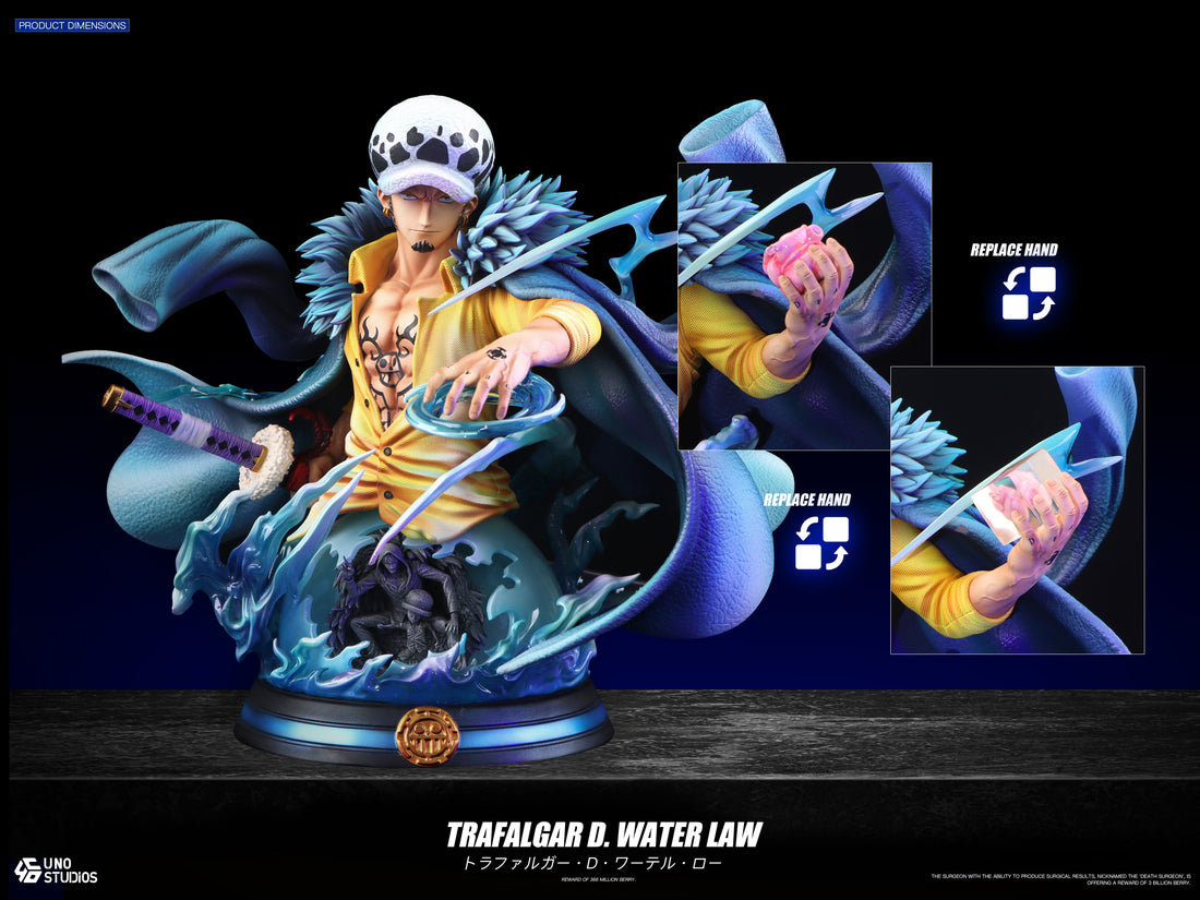 One Piece Uno Studio Trafalgar Law Bust Resin Statue
