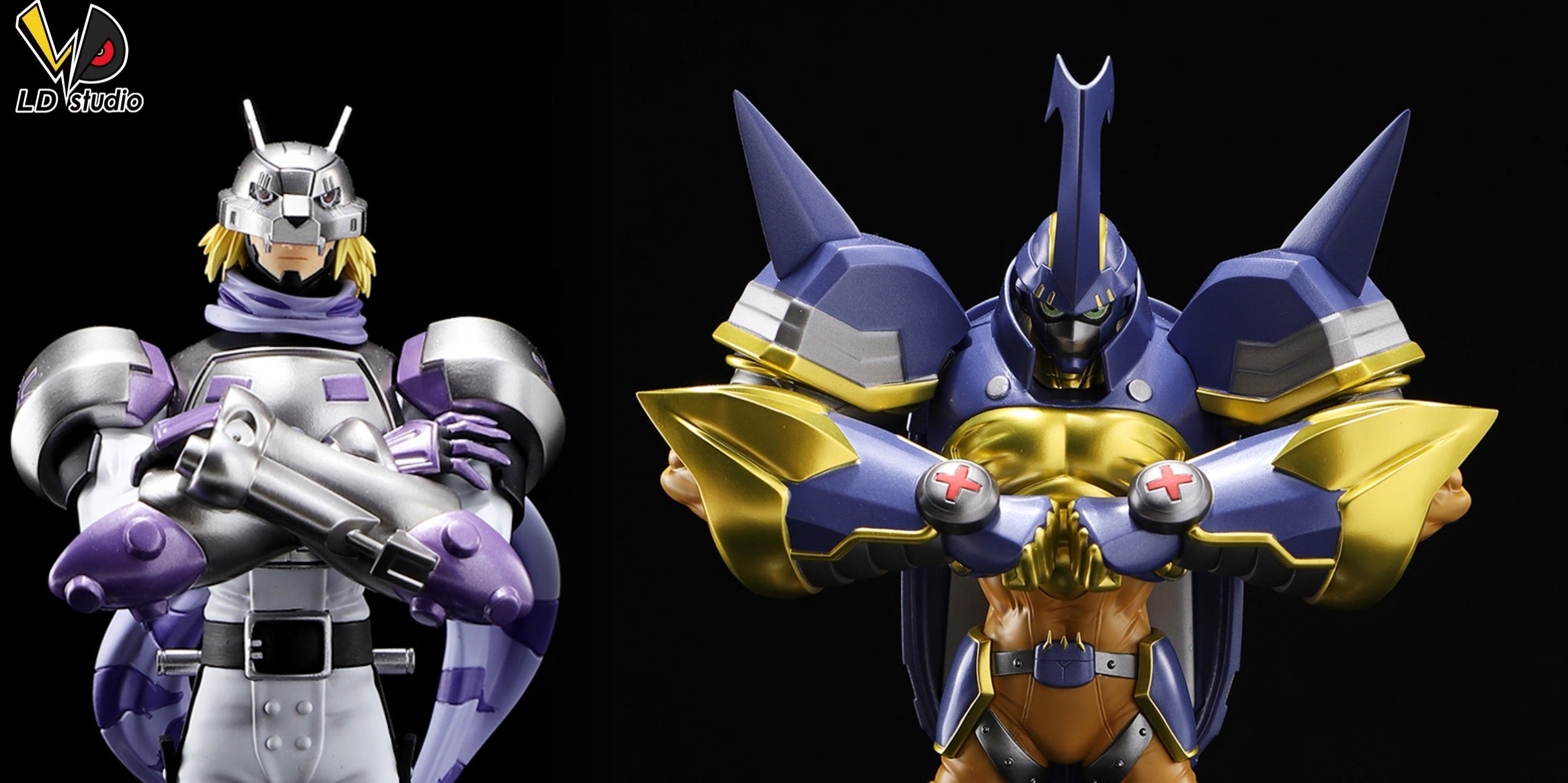 Digimon LD Studio Wolfmon x Blitzmon Resin Statue – ClubHouse Statues