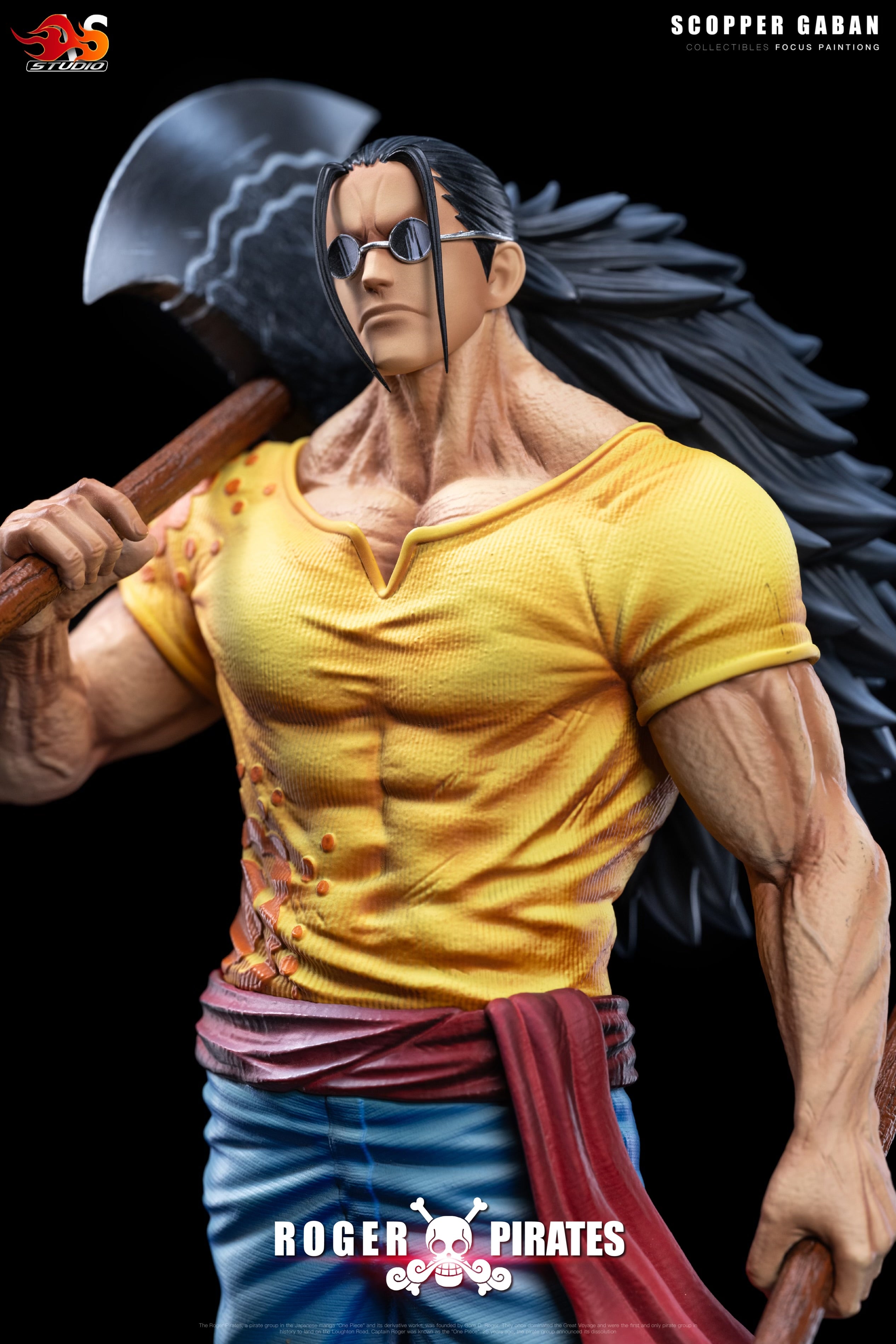One Piece AS Studio Scopper Gaban x Gol D Roger x Silvers Rayleigh
